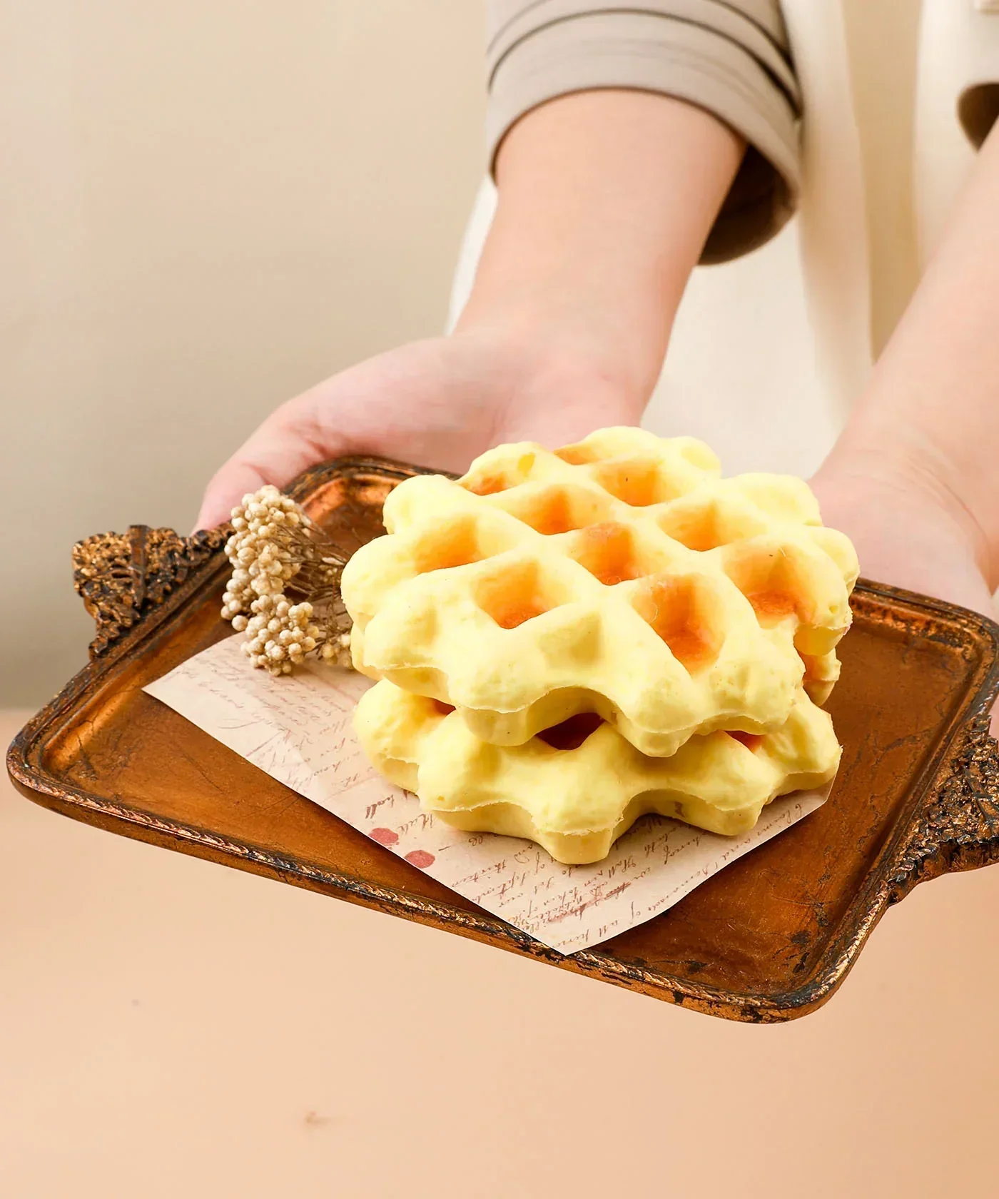 Feel-Good Stress Relief Foam Squishy - Waffle Sandwich - Image 7