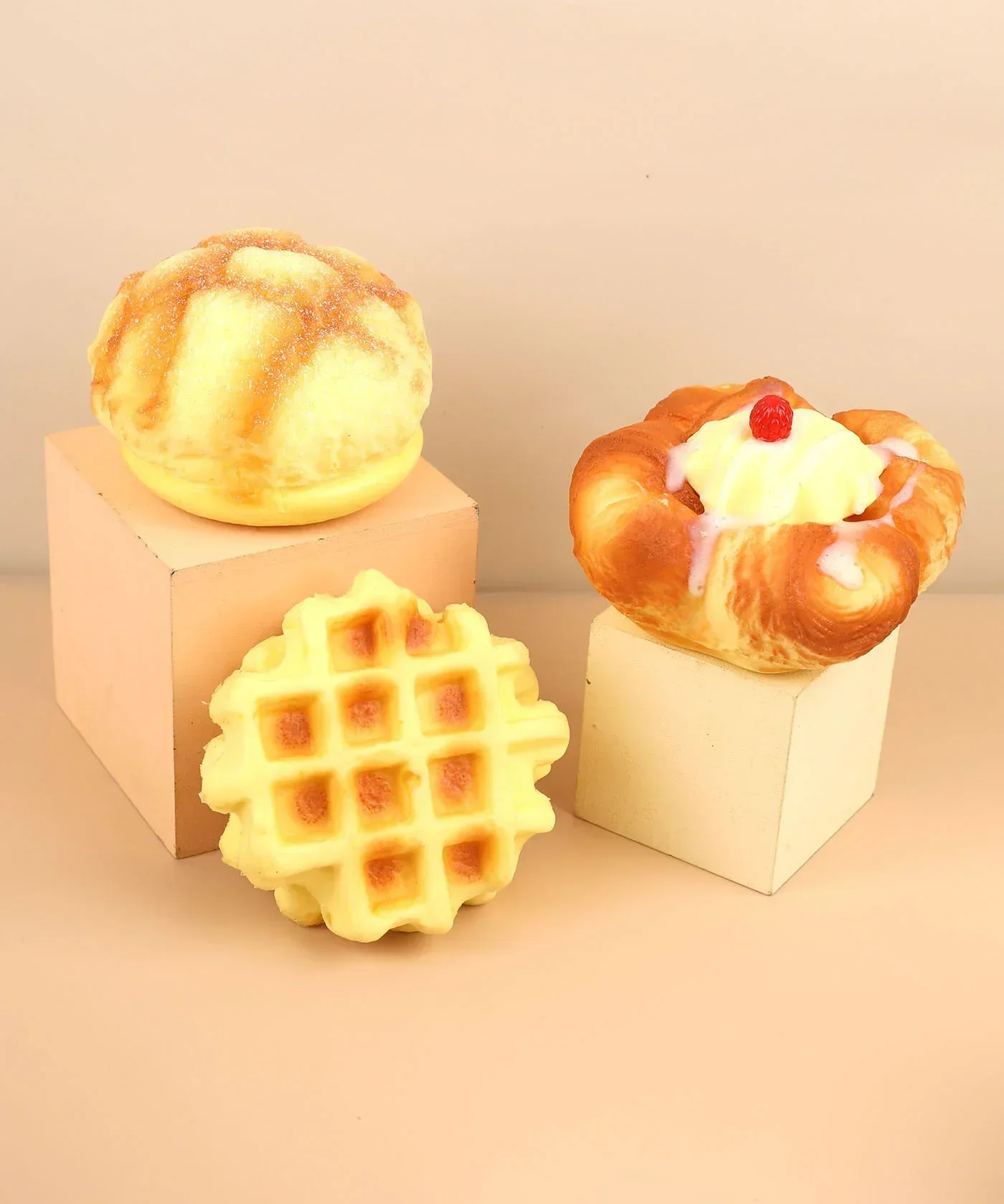 Feel-Good Stress Relief Foam Squishy - Waffle Sandwich - Image 8