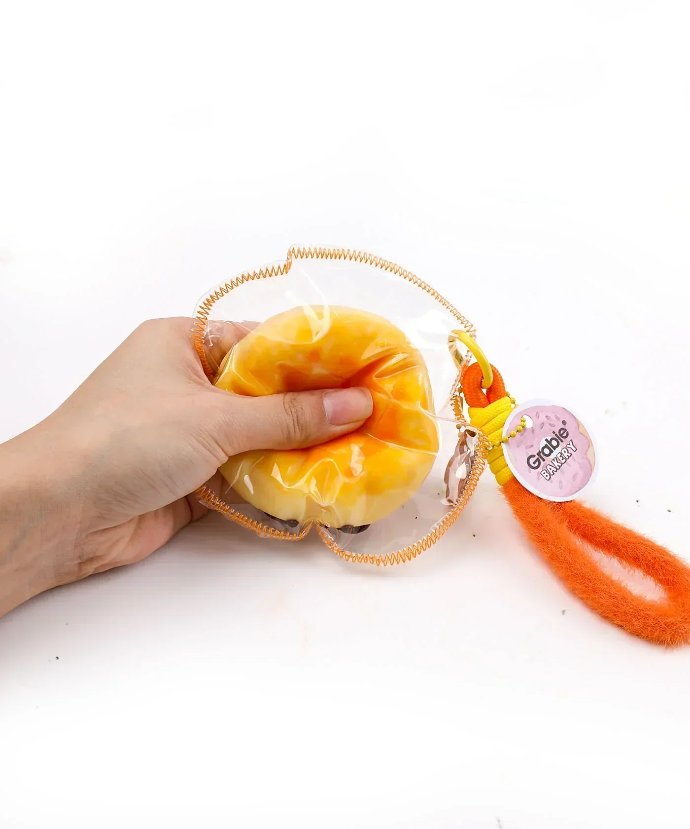 Feel-Good Stress Relief Silicone Squishy - Pineapple Bun - Image 3