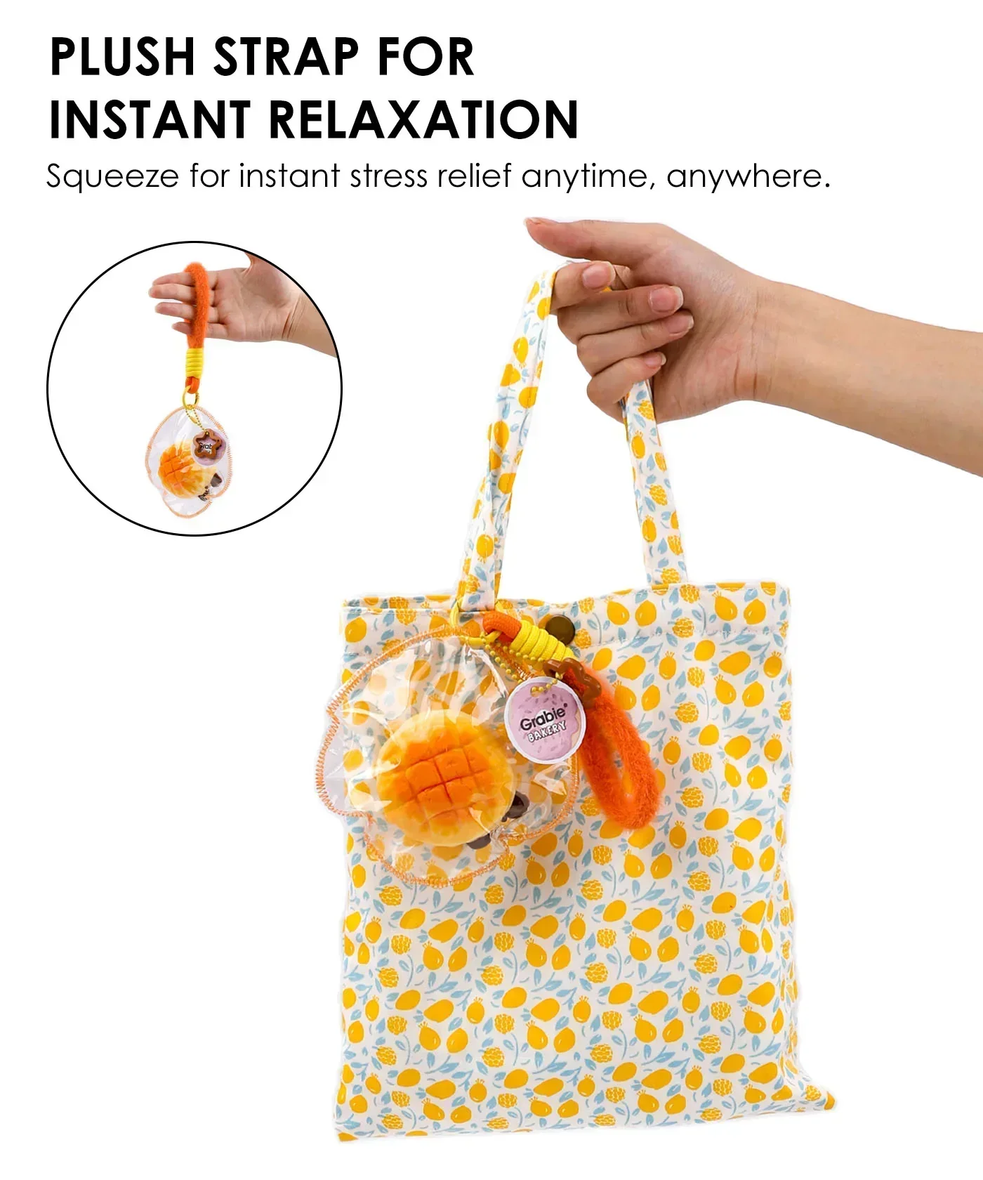 Feel-Good Stress Relief Silicone Squishy - Pineapple Bun - Image 4