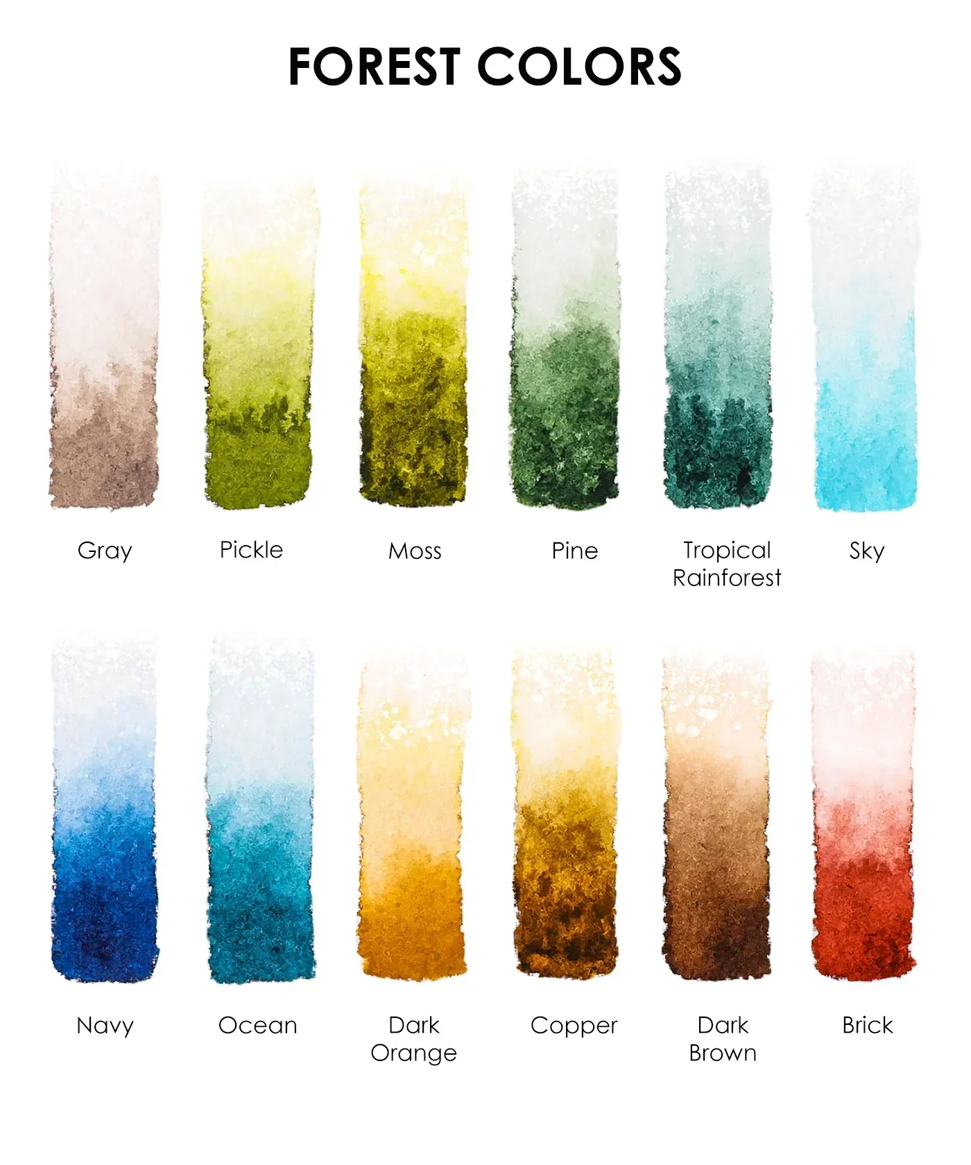 Forest-Themed Watercolor Coloring Club Box - Image 7