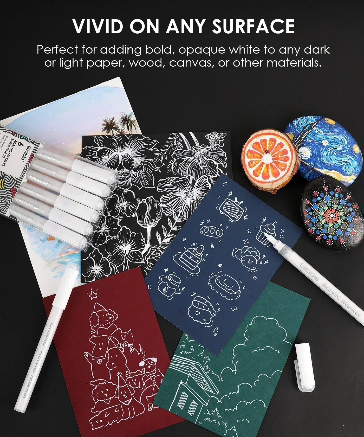 Grabie Acrylic Paint Marker Set - Image 21