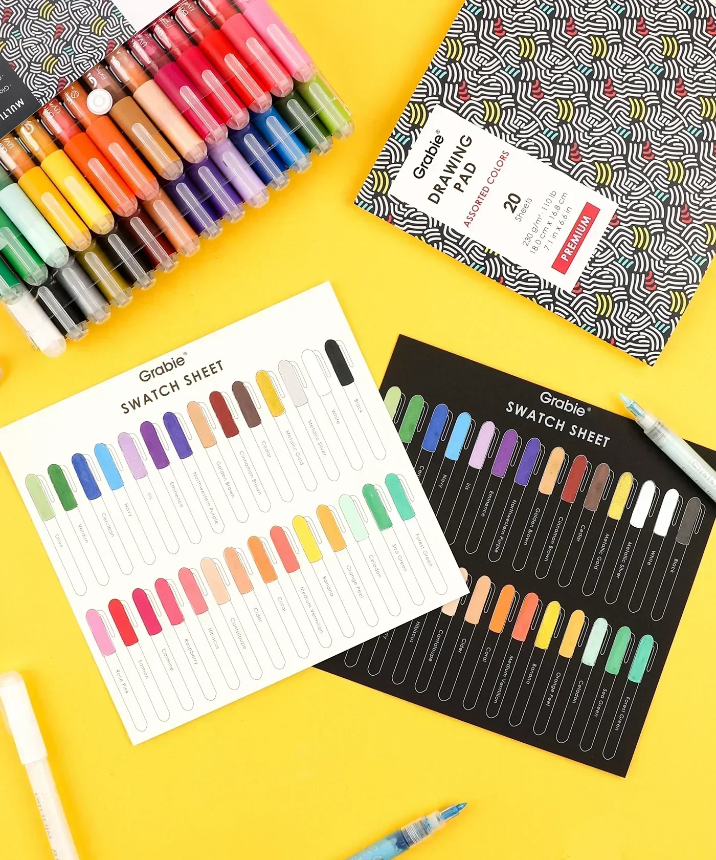 Extra Fine Tip Acrylic Paint Marker Set of 28 - Image 4