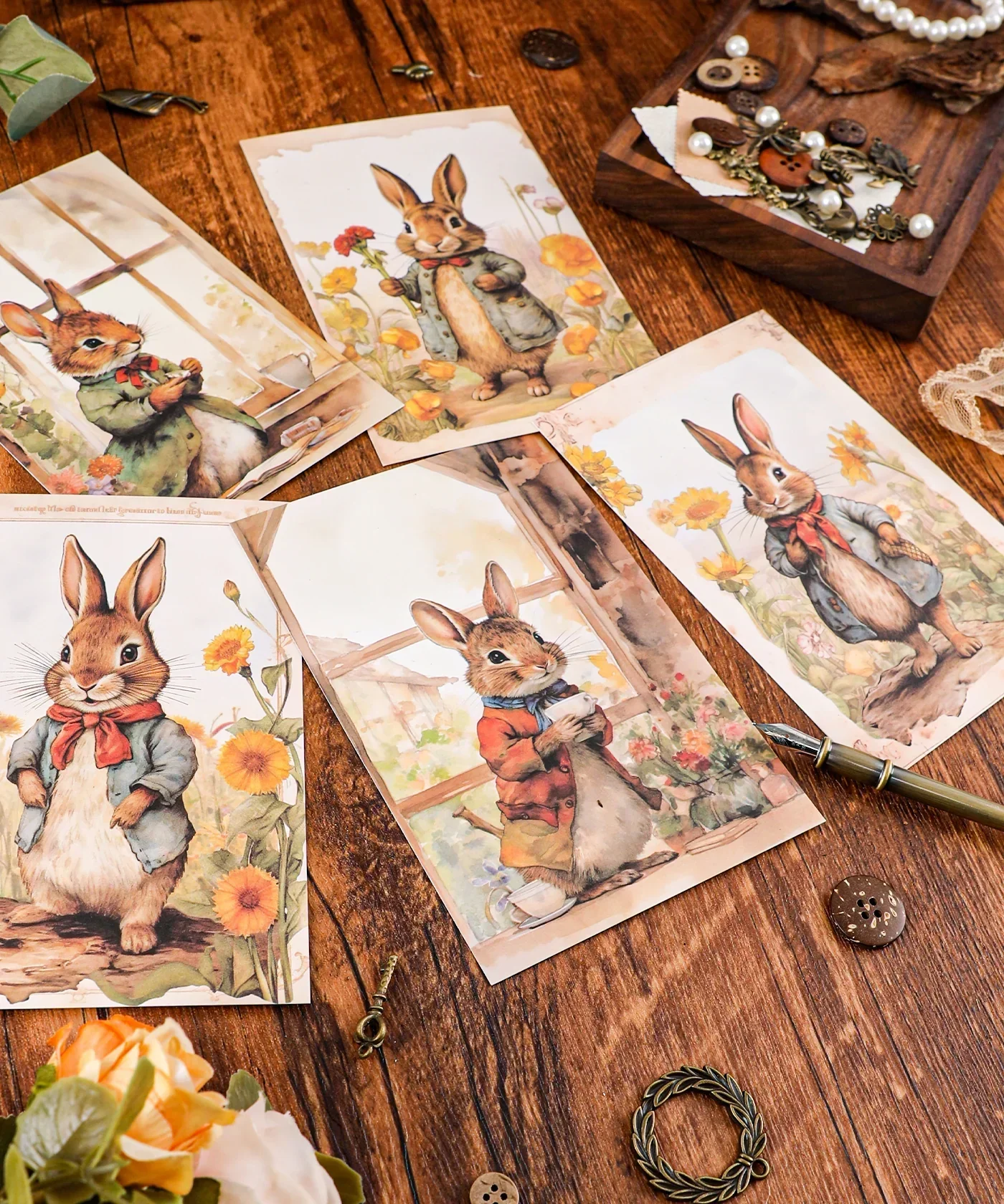 Grabie Exclusive 6 Pack Postcards With 6 Matching Envelopes - Image 7