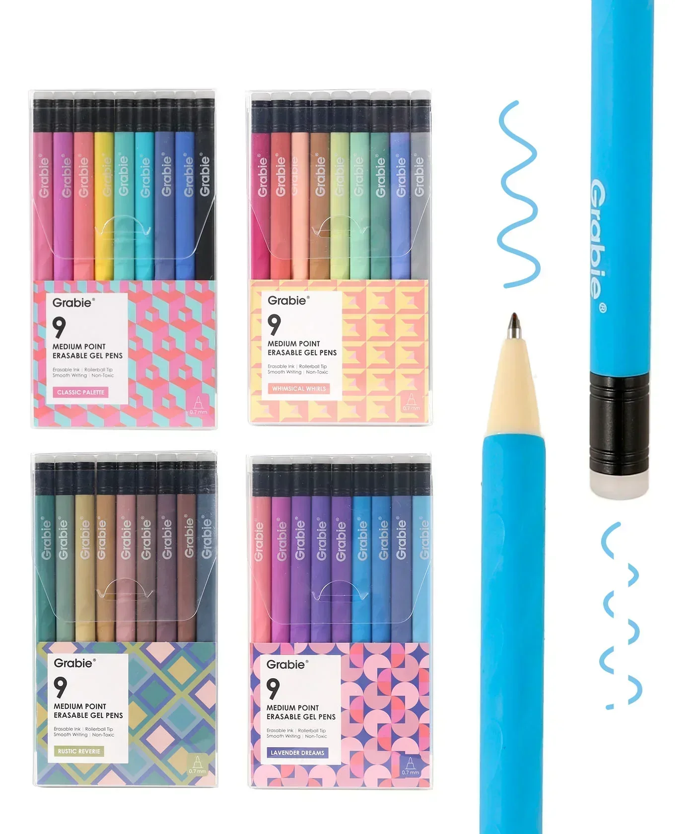 Medium Point Erasable Gel Pen Set - Image 13