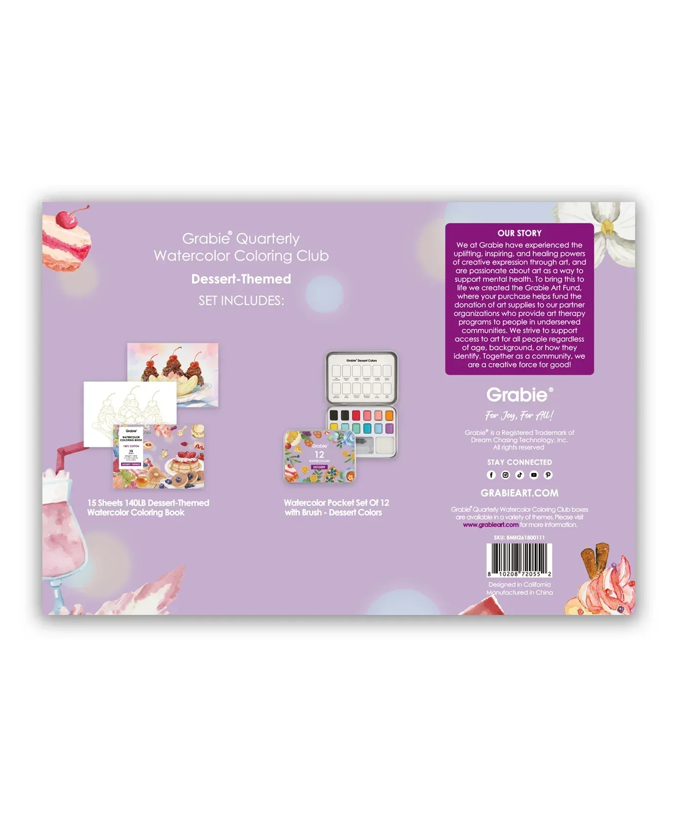 Grabie Quarterly Watercolor Coloring Club - Image 11