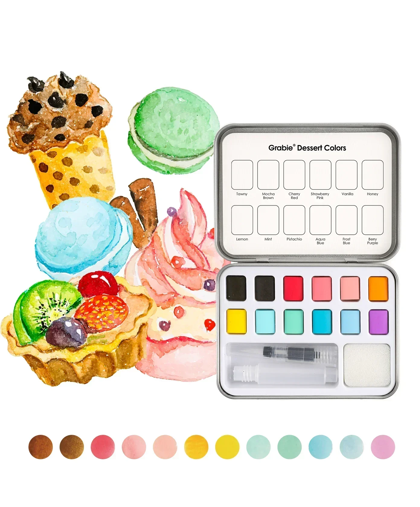 Grabie Quarterly Watercolor Coloring Club - Image 4