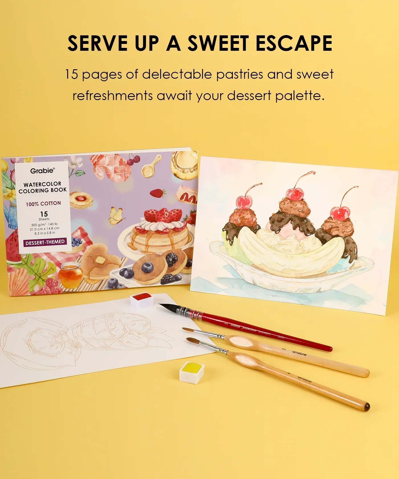 Grabie Quarterly Watercolor Coloring Club - Image 6