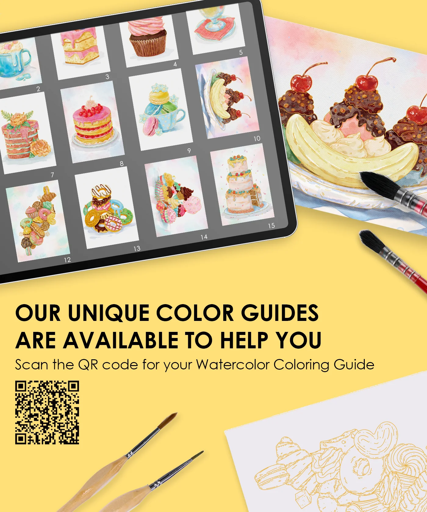 Grabie Quarterly Watercolor Coloring Club - Image 7