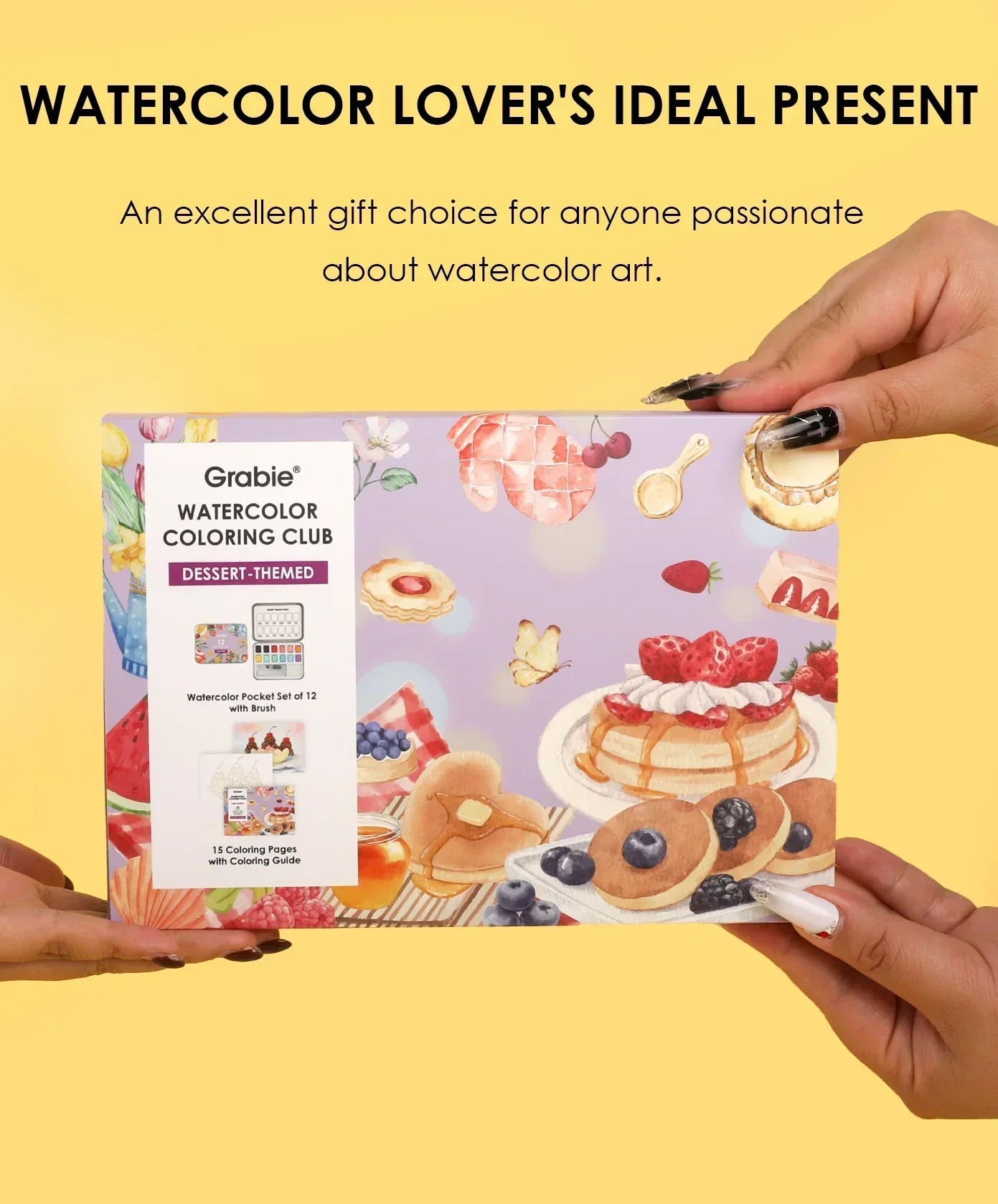 Grabie Quarterly Watercolor Coloring Club - Image 9