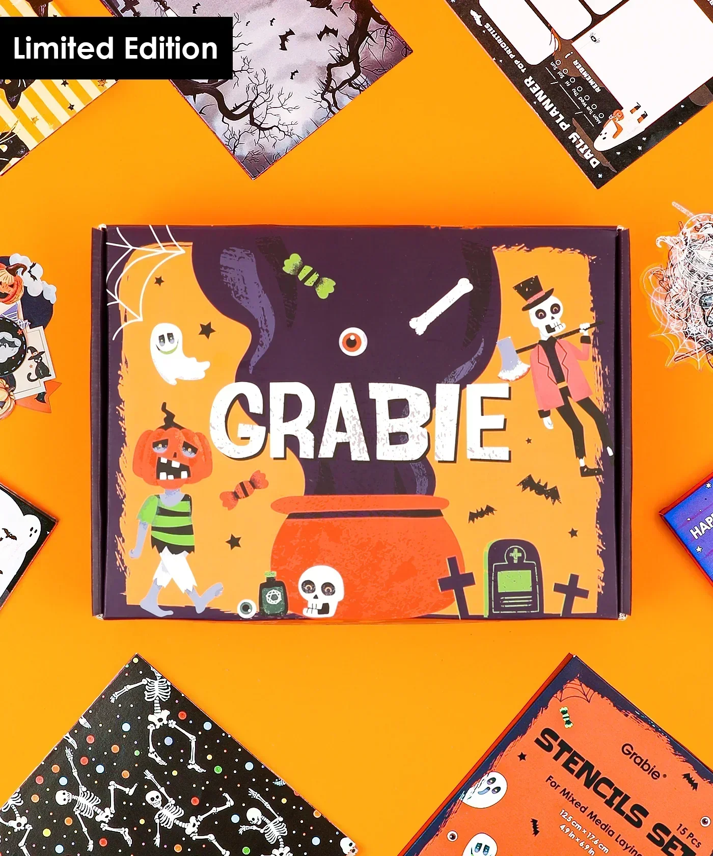 Halloween-Themed Grabie Scrapbook Club Box - Image 3