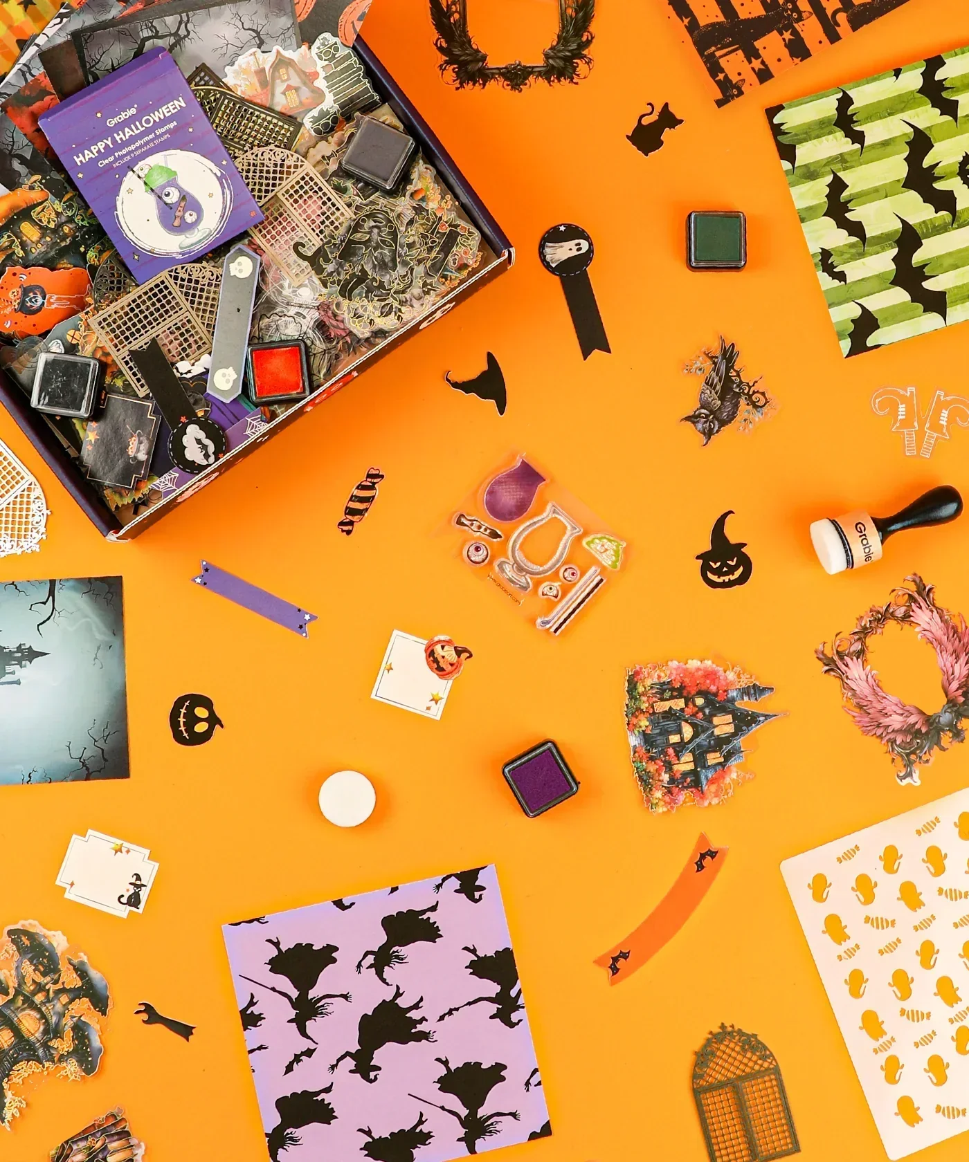 Halloween-Themed Grabie Scrapbook Club Box - Image 4