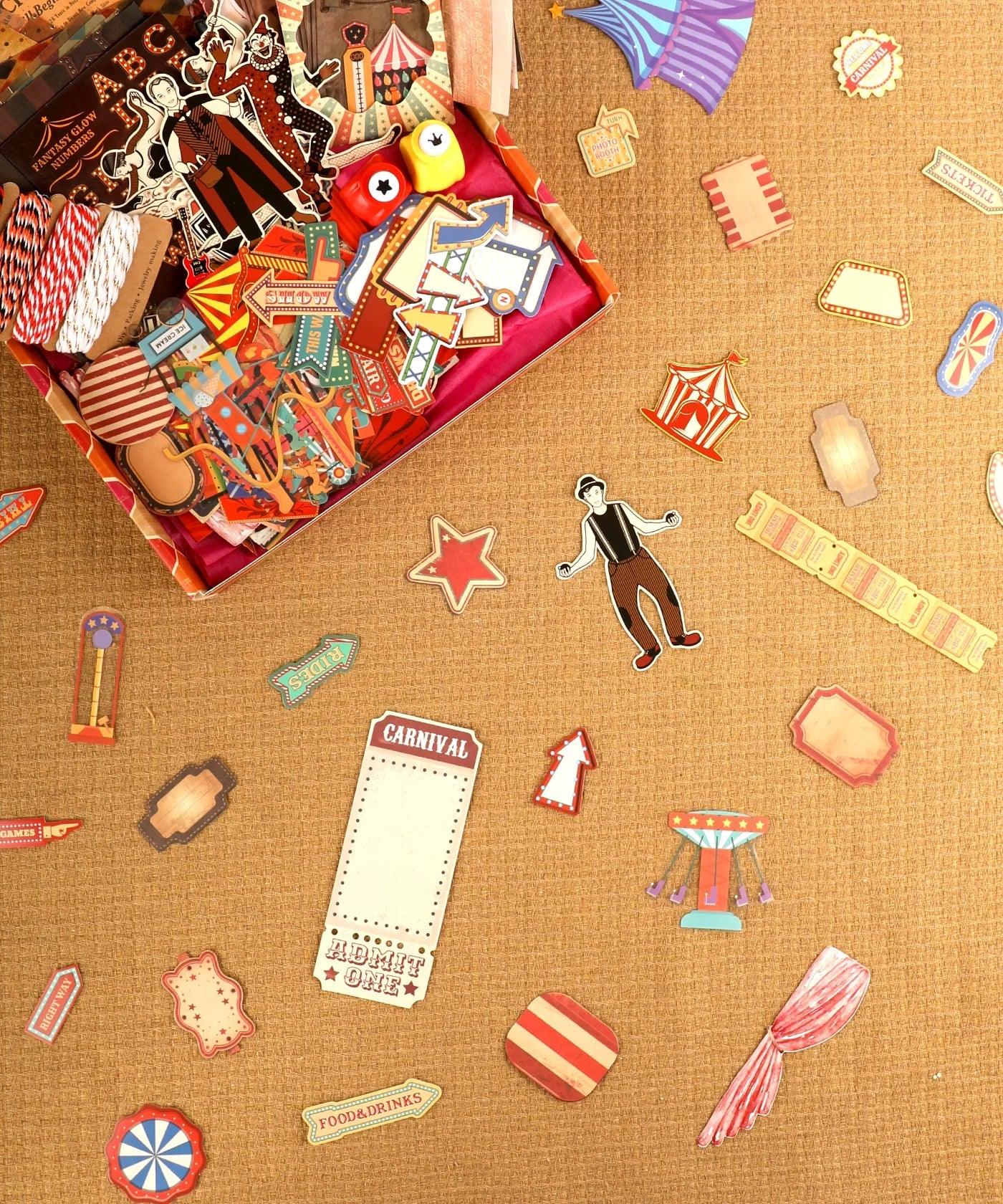 Happy Carnival-Themed Grabie Scrapbook Club Box - Image 4