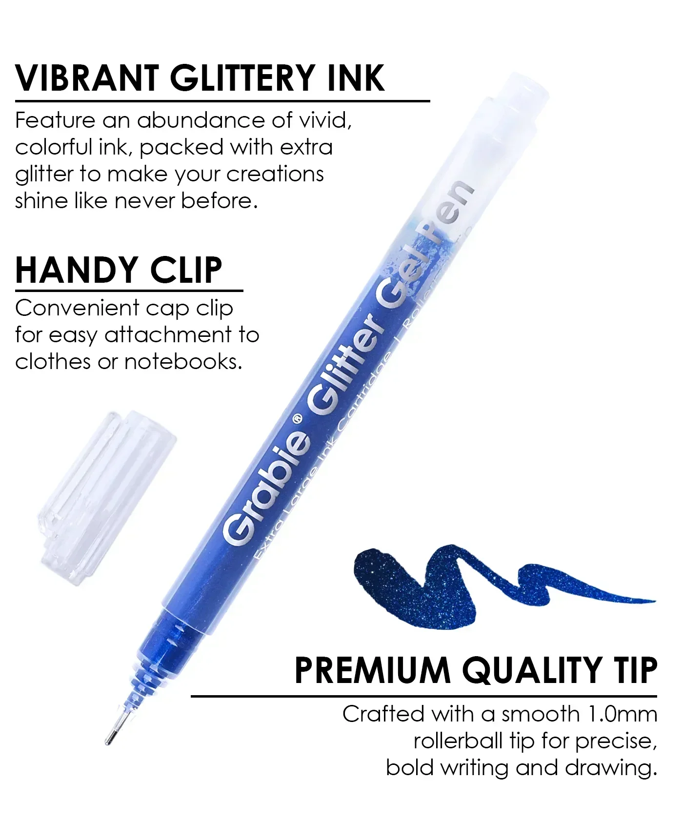 Glitter Gel Ink Pen Set - Image 4
