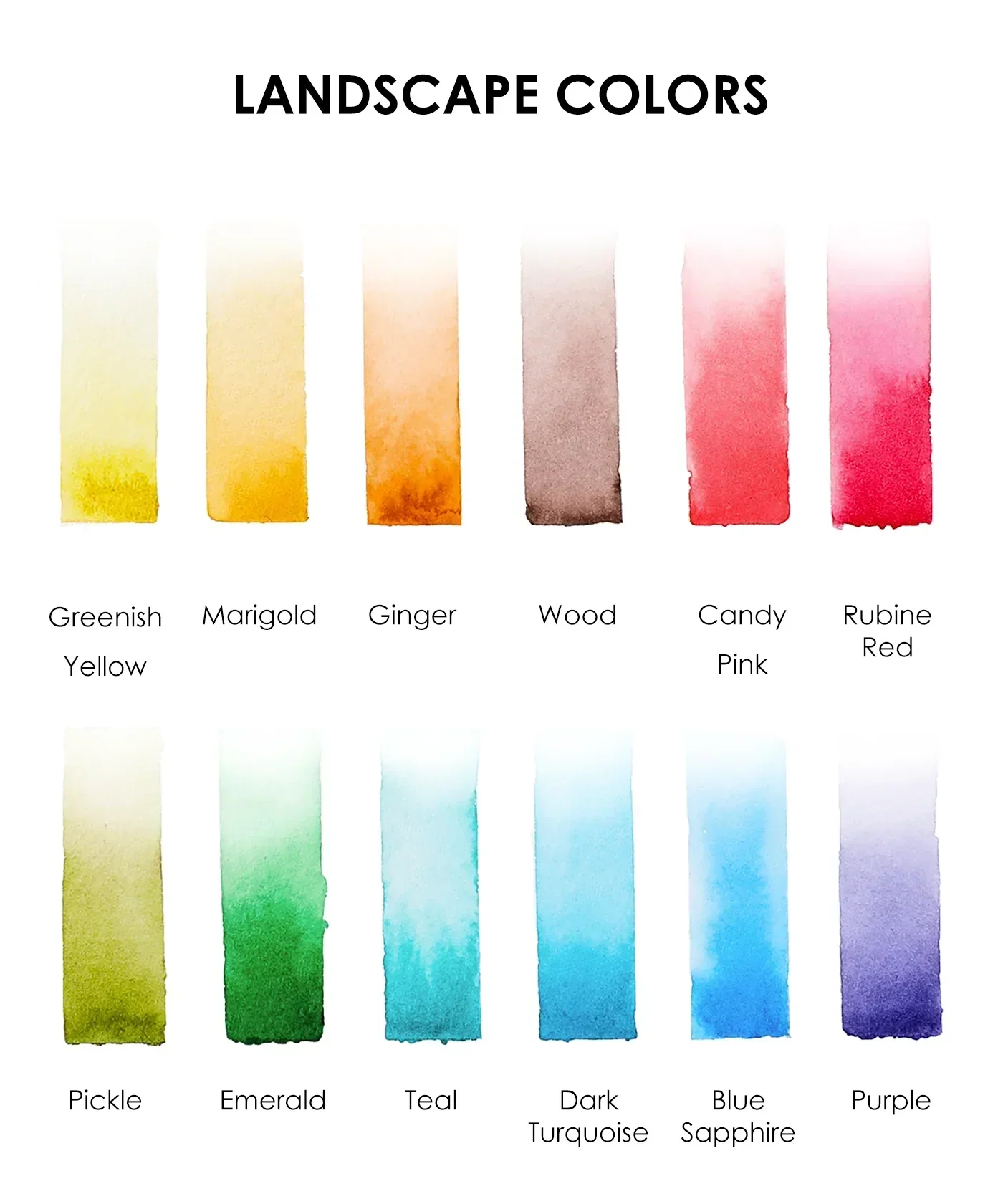 Landscape-Themed Watercolor Coloring Club Box - Image 6