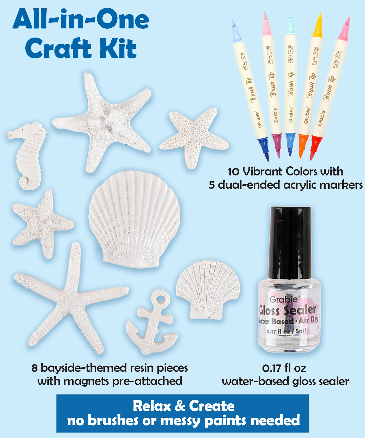 Magnet Painting Kit (DIY Refrigerator Magnet Kit) - Image 5