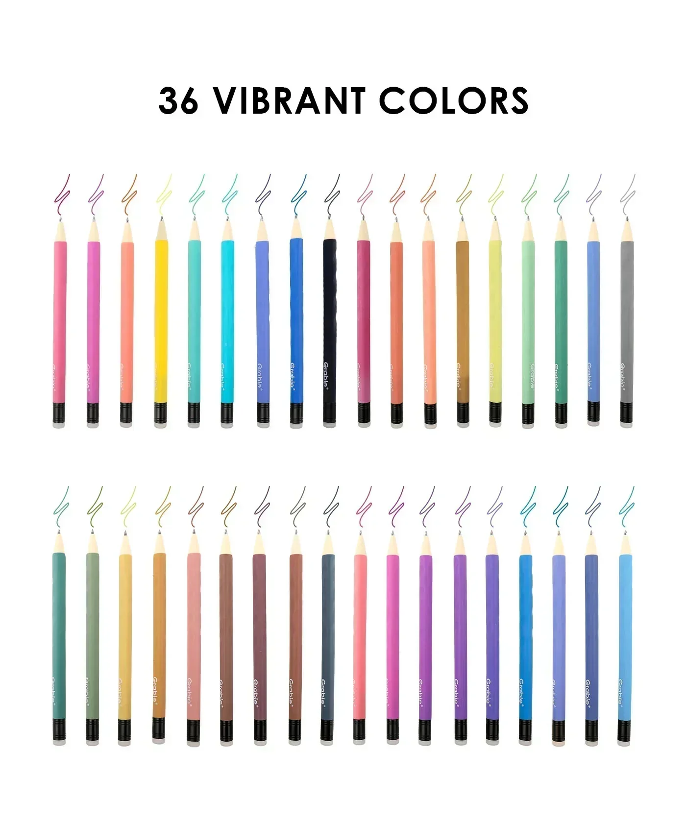Medium Point Erasable Gel Pen Set - Image 3