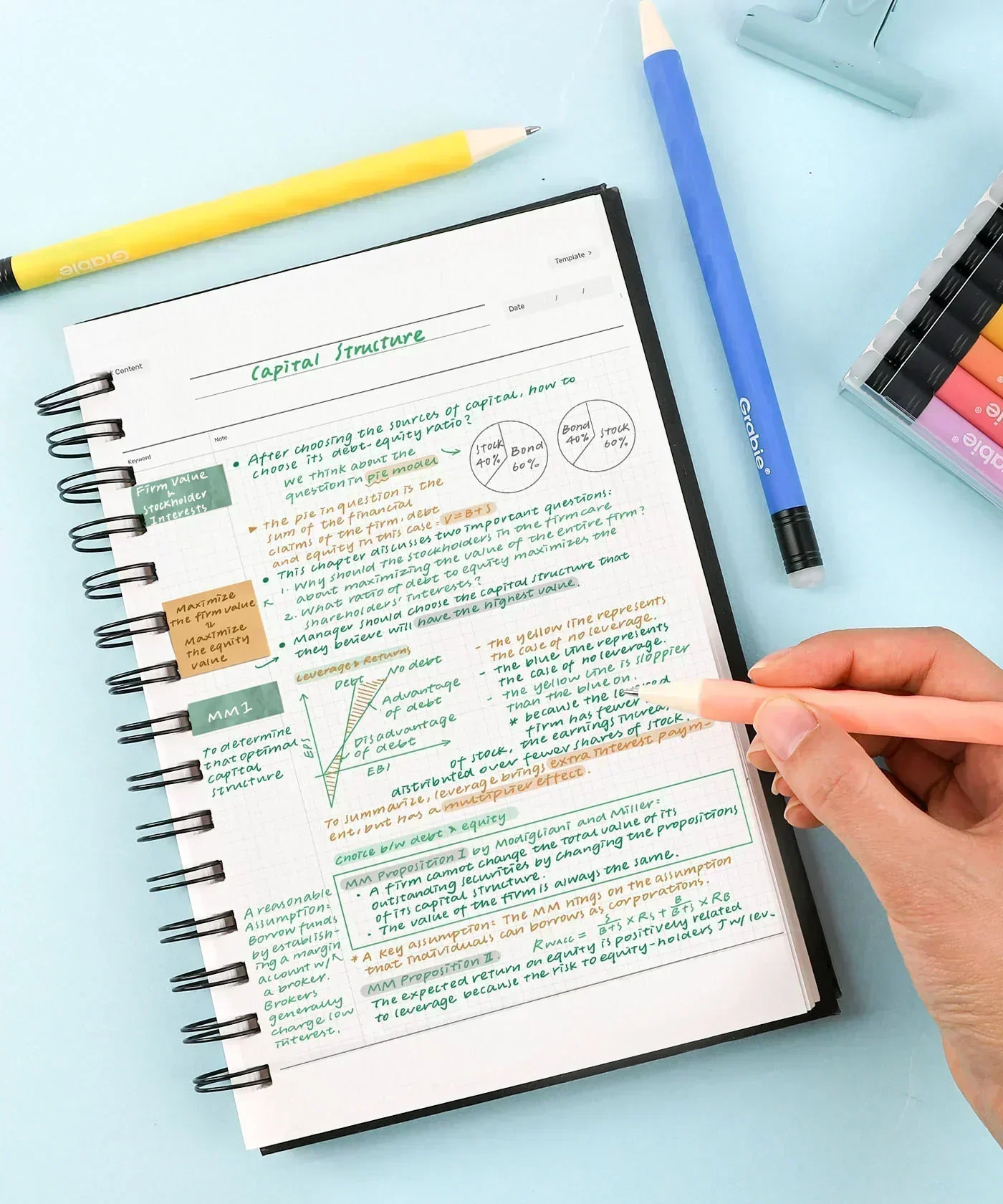 Medium Point Erasable Gel Pen Set - Image 4