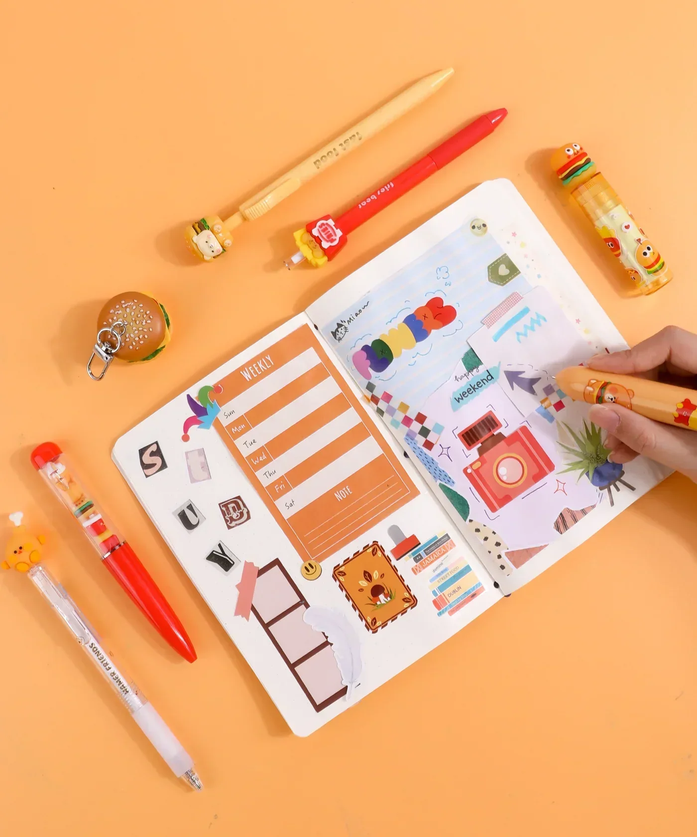 Mouthwatering Foodie Stationery Set Of 9 - Image 4