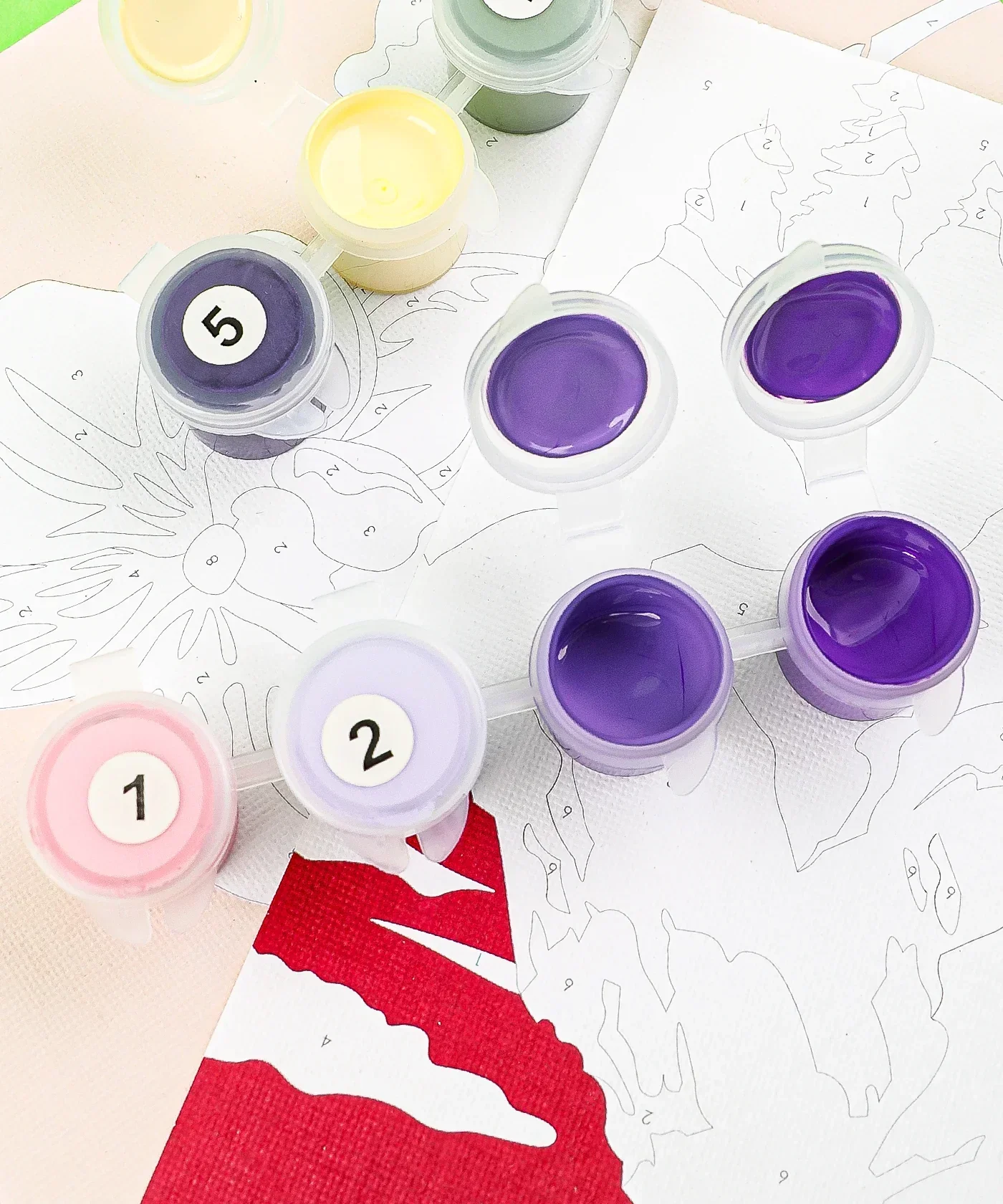 Paint-by-Number Nature Series Kit - 2 Designs - Image 4