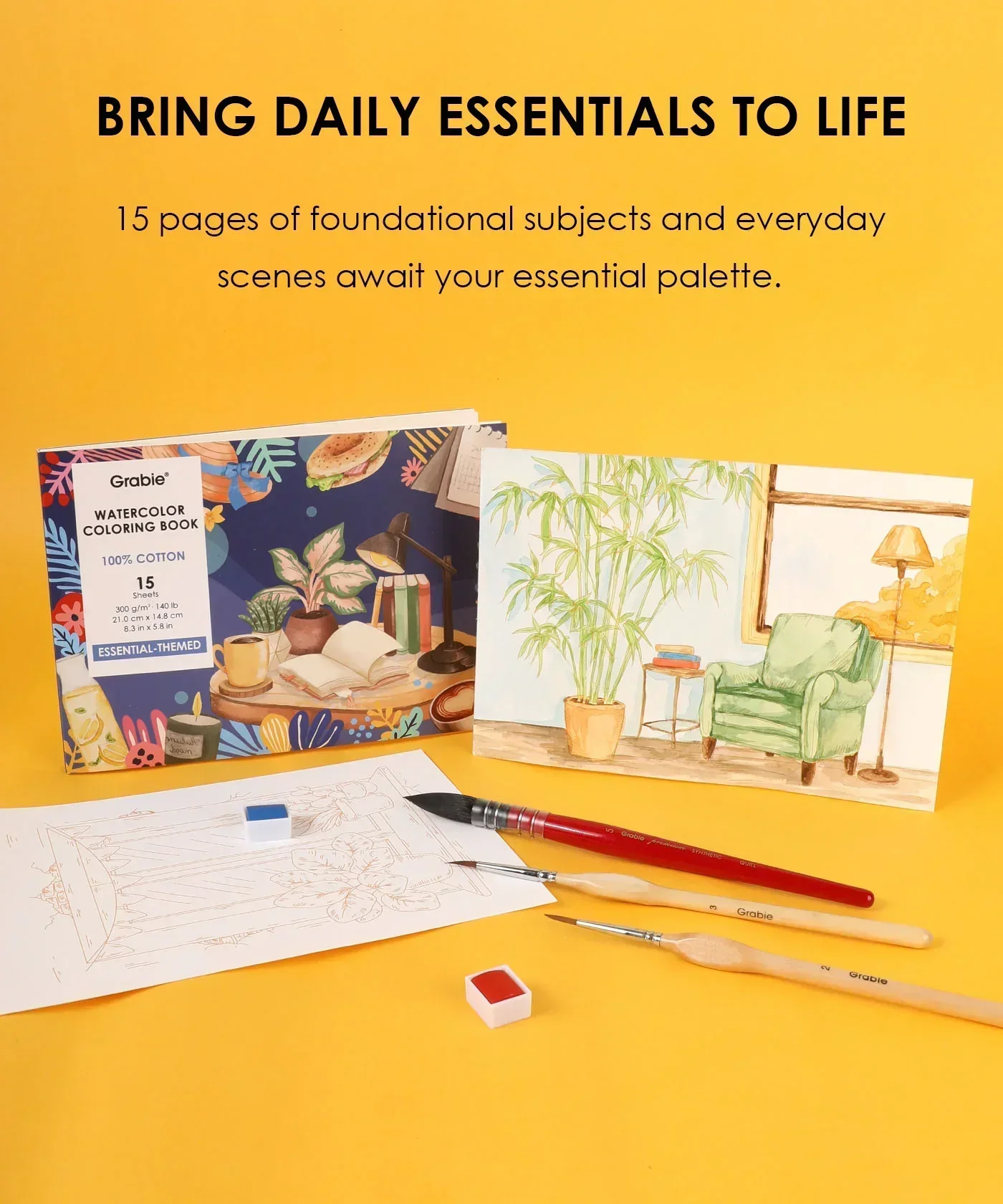 Essential-Themed  Watercolor Coloring Club Box - Image 6