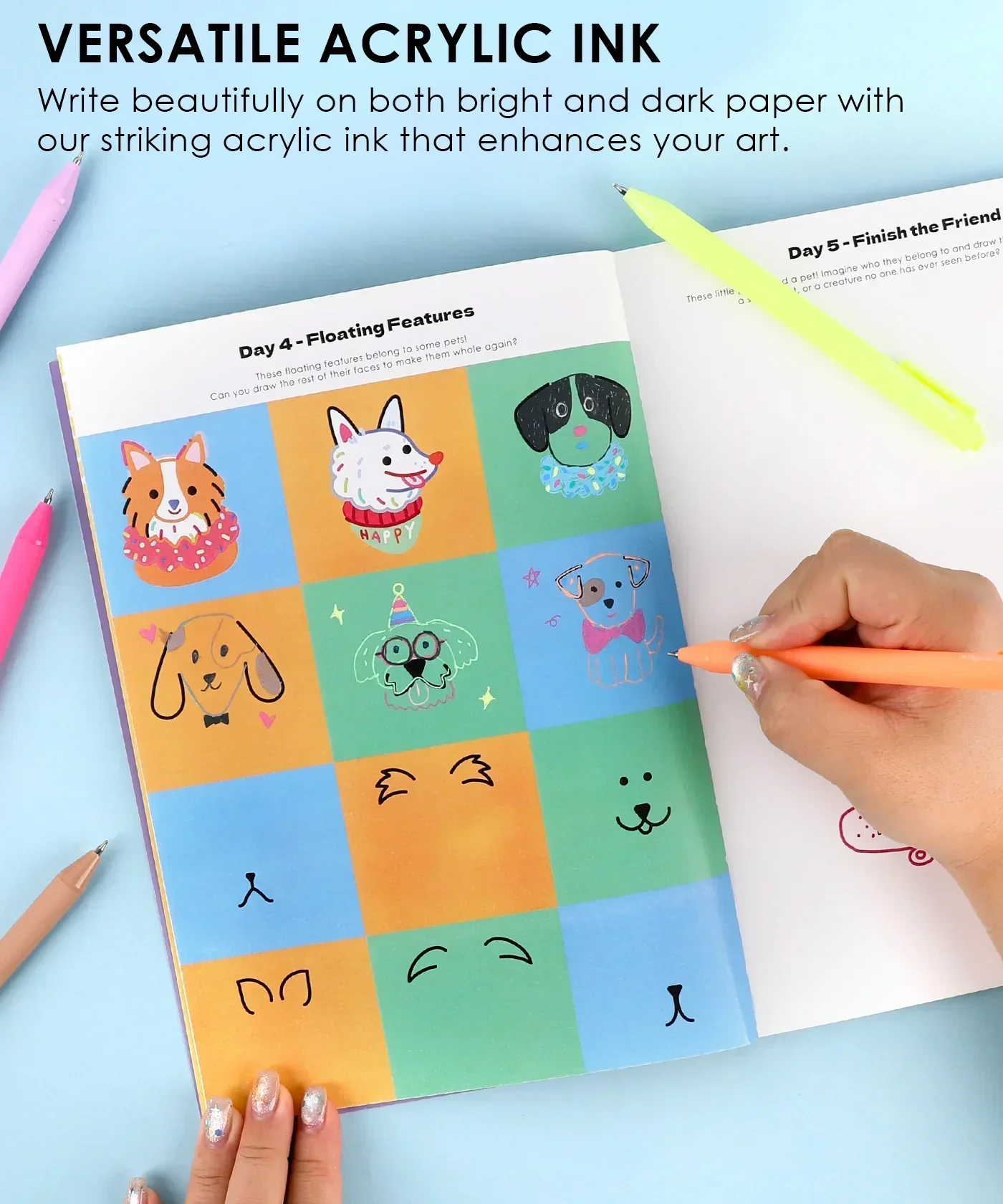 What To Draw: 30-Day Pet Drawing Kit - Image 4