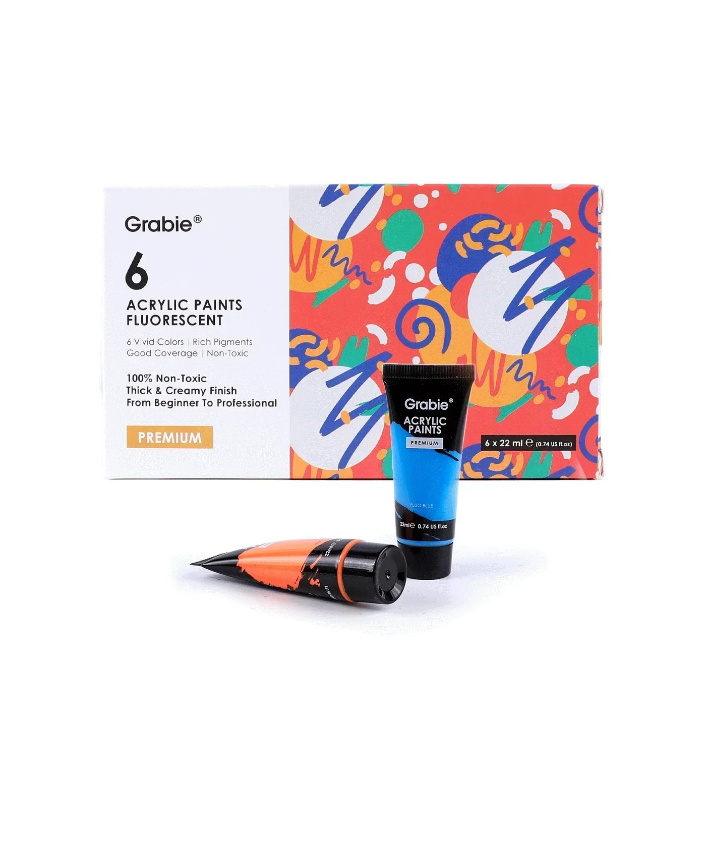 Premium Acrylic Paint Set - 22ml Tubes - Image 3