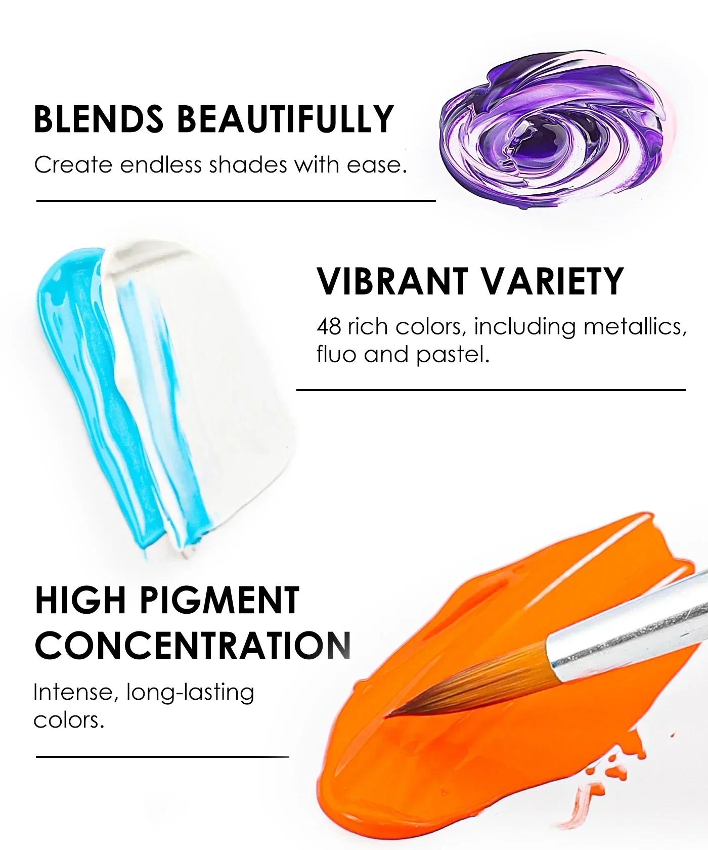 Premium Acrylic Paint Set - 22ml Tubes - Image 6