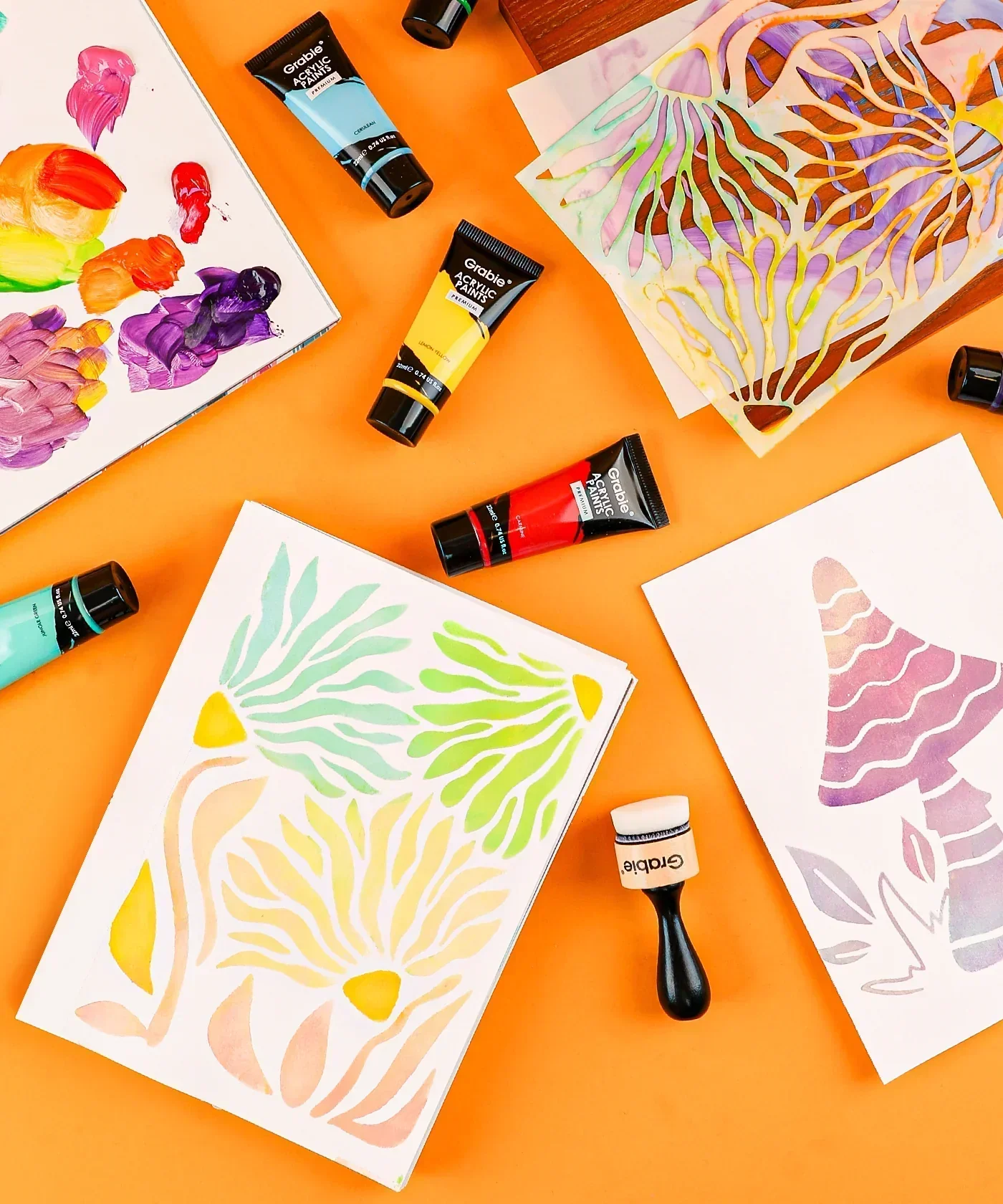 Premium Acrylic Paint Set - 22ml Tubes - Image 9