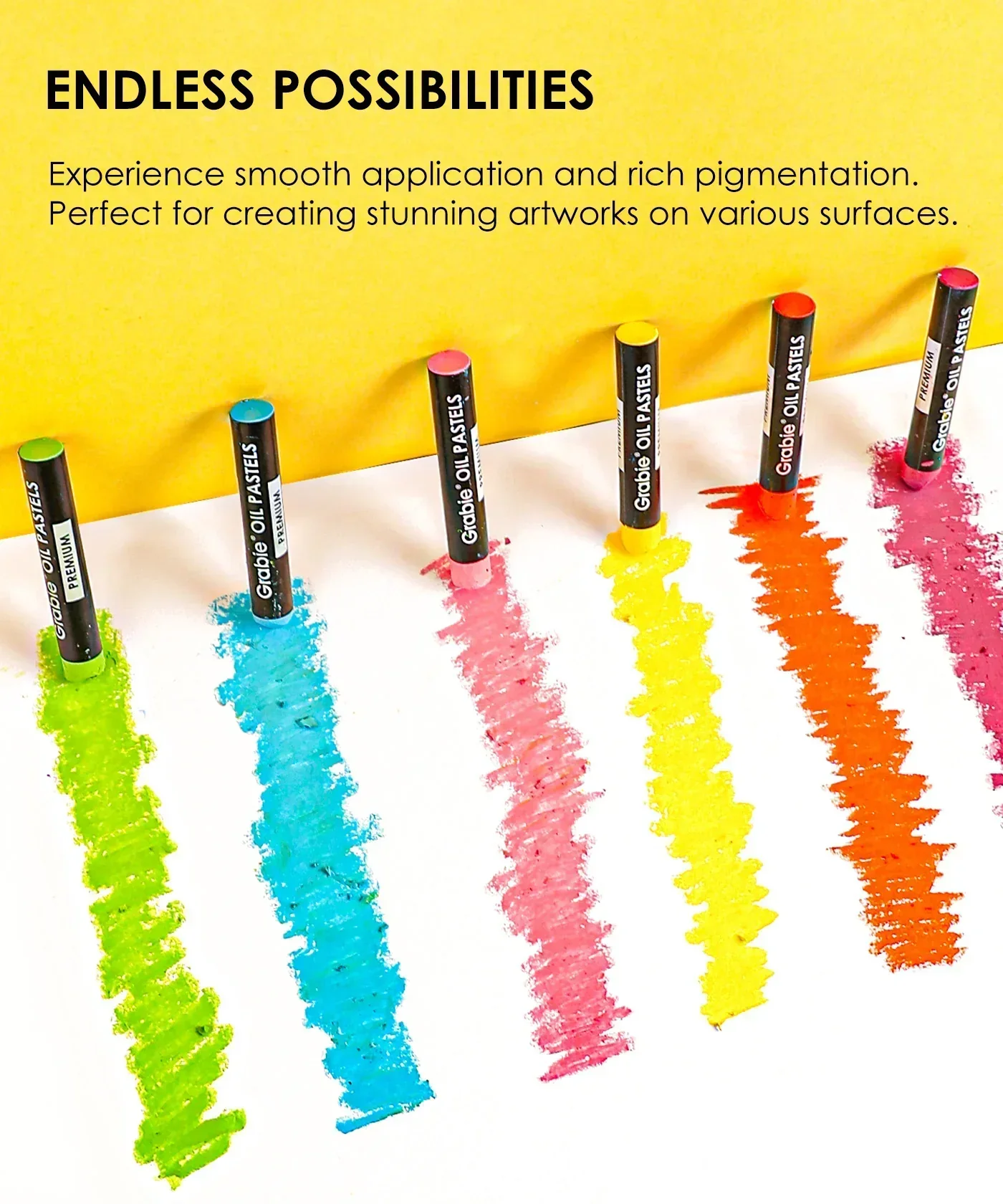 18 Colors Premium Oil Pastel Set - Image 3