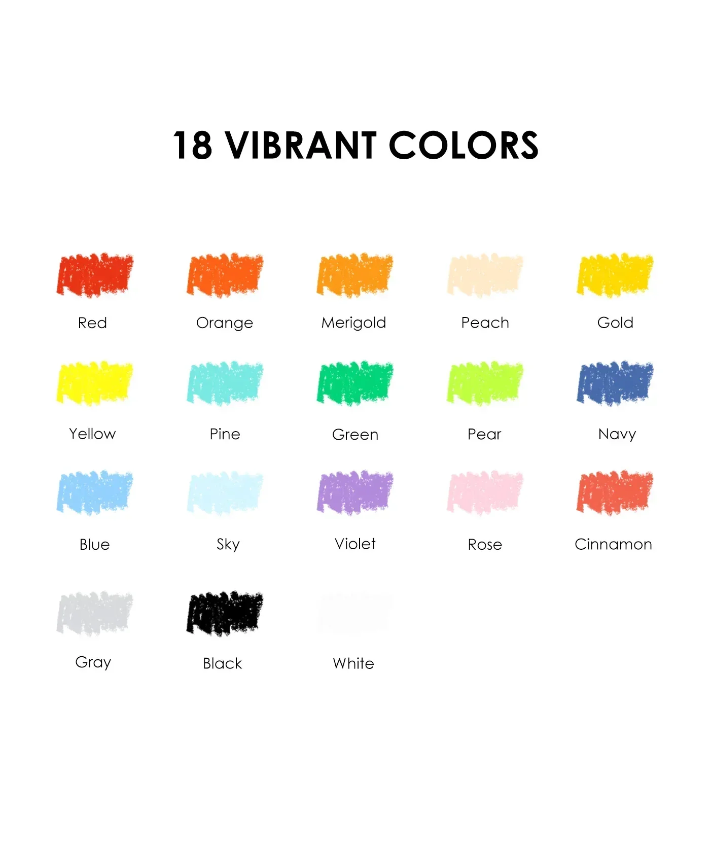 18 Colors Premium Oil Pastel Set - Image 8