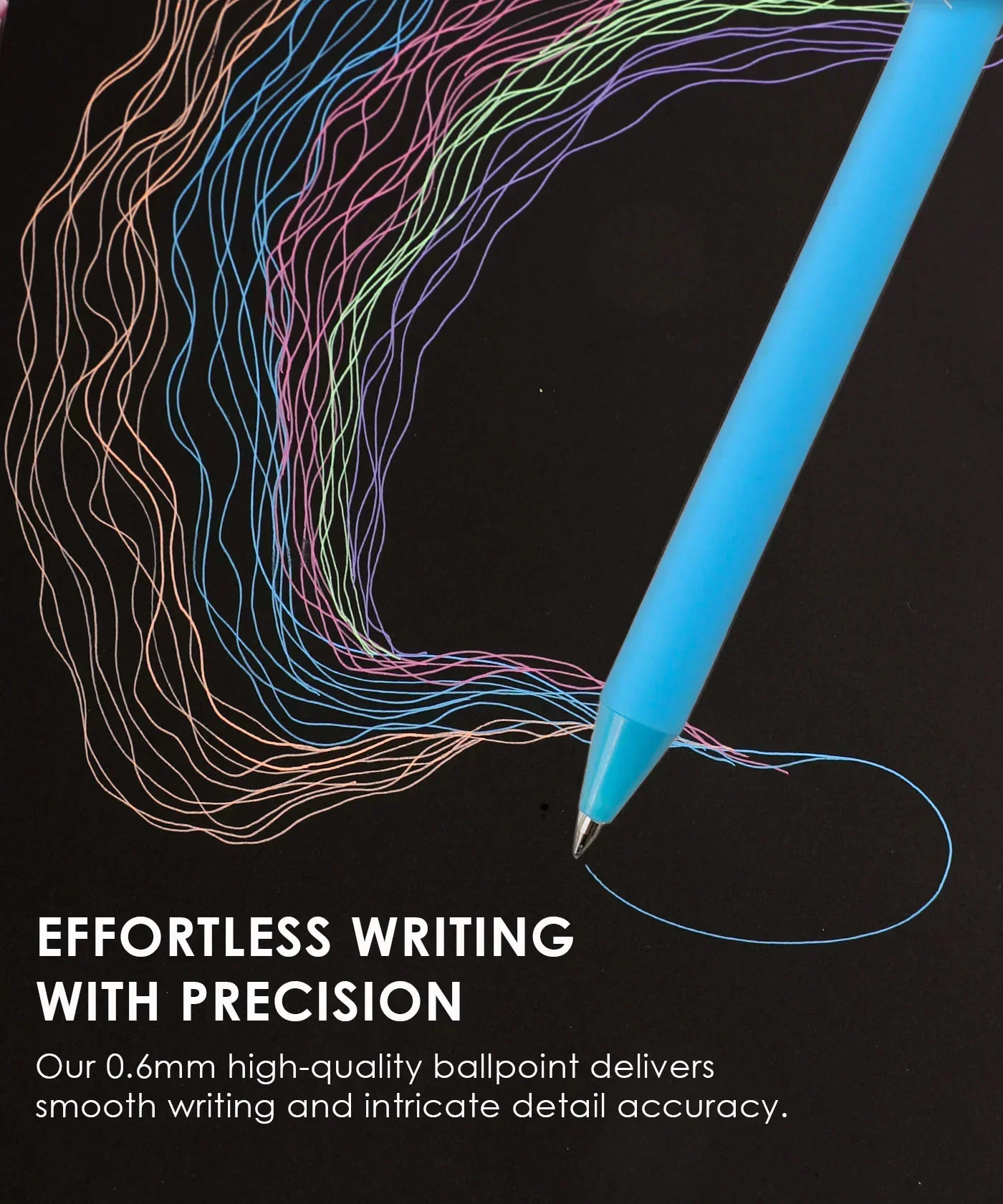 Retractable Colorflow Acrylic Gel Pen Set of 12 - Image 4