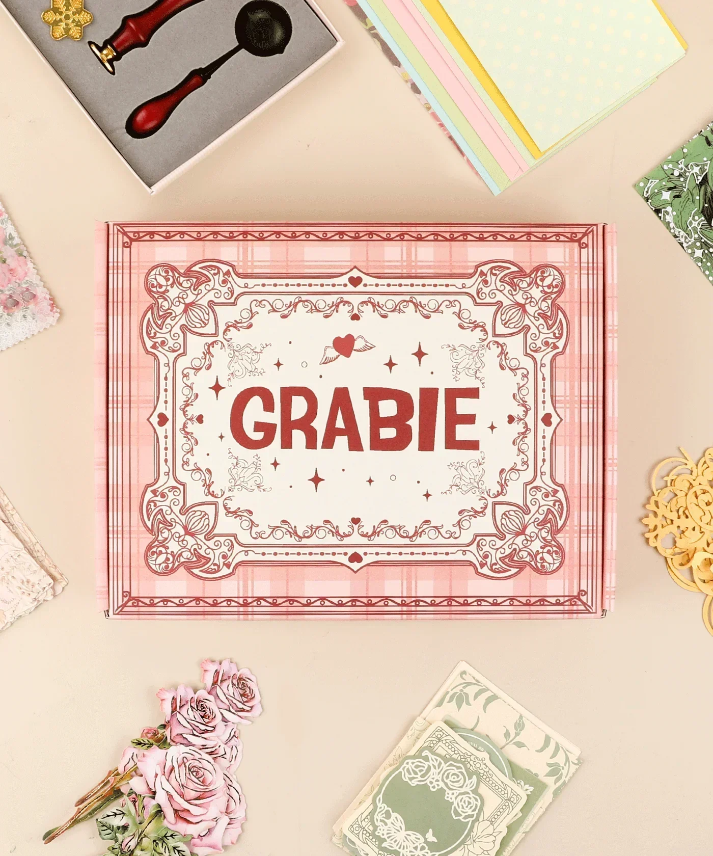 Sending Your Warm Wishes-Themed Grabie Scrapbook Club Box - Image 3
