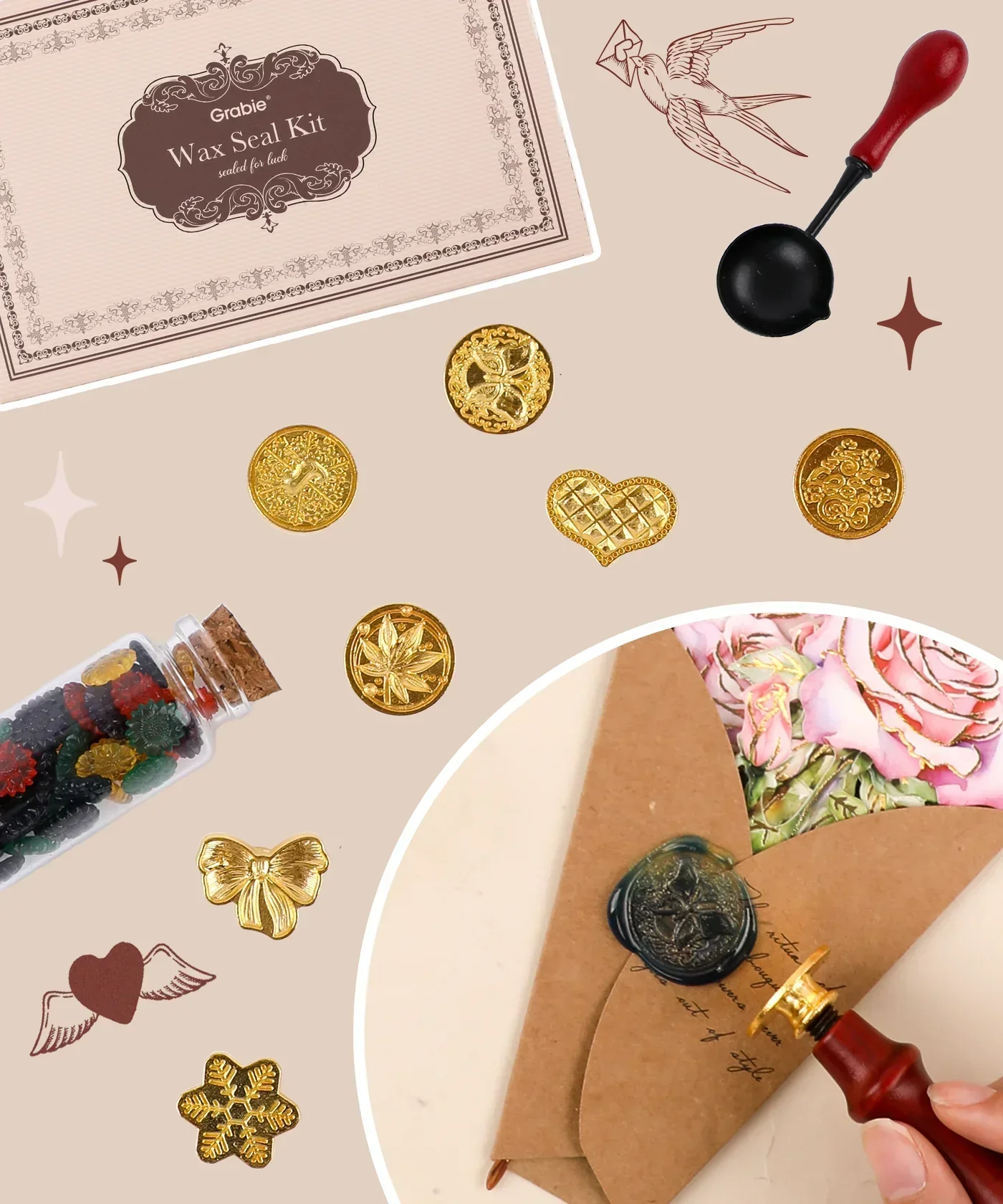 Sending Your Warm Wishes-Themed Grabie Scrapbook Club Box - Image 7