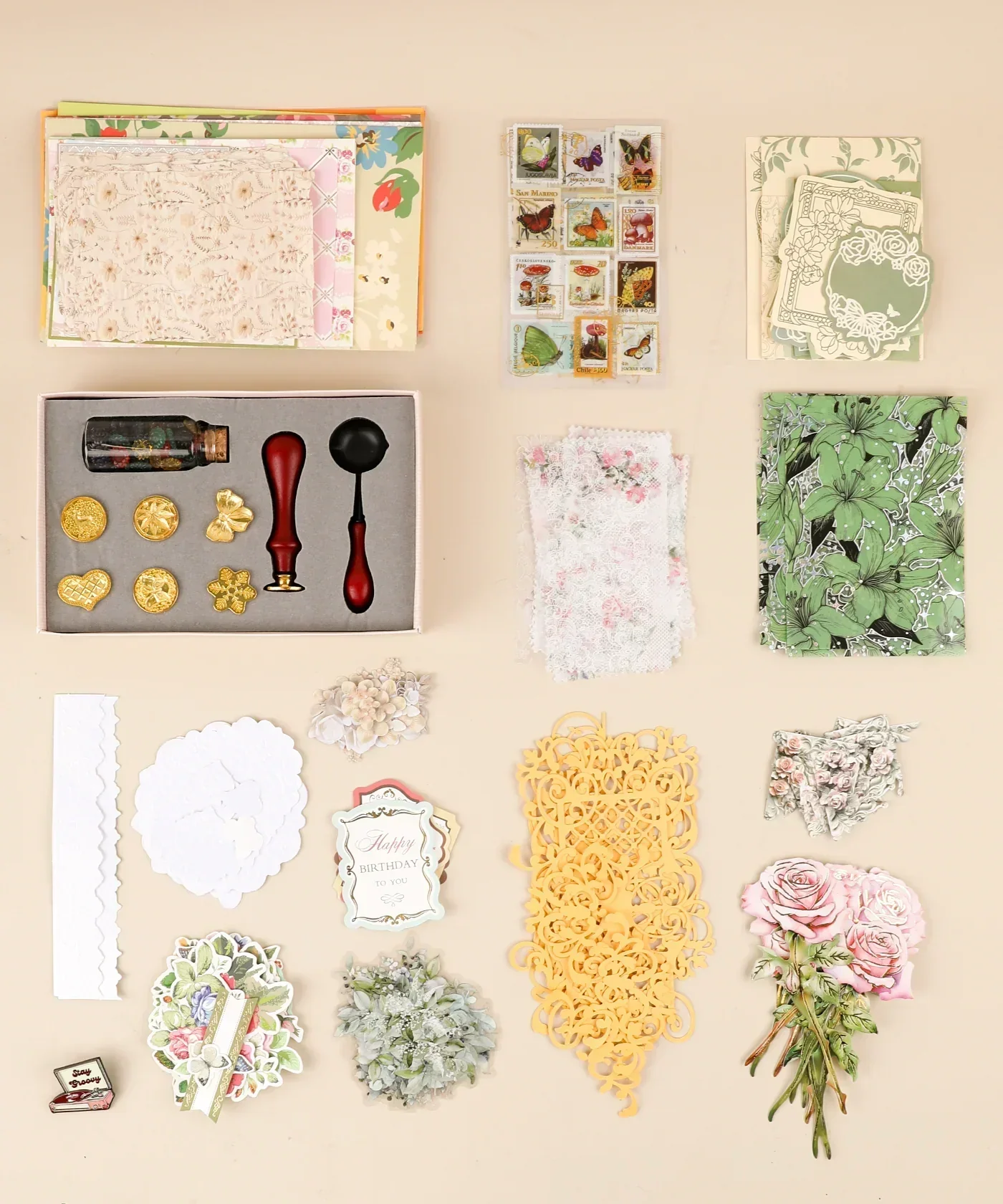 Sending Your Warm Wishes-Themed Grabie Scrapbook Club Box - Image 8