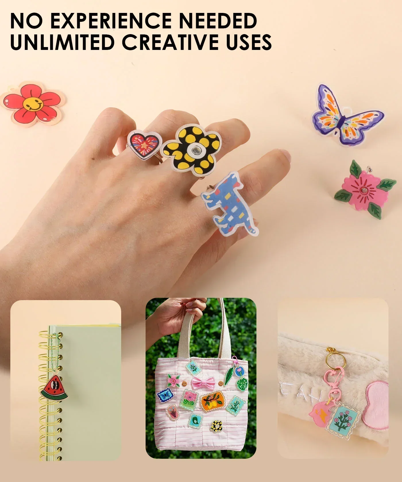 Shrink to Sparkles Craft Kit (DIY Shrinky Dinks Set) - Image 6