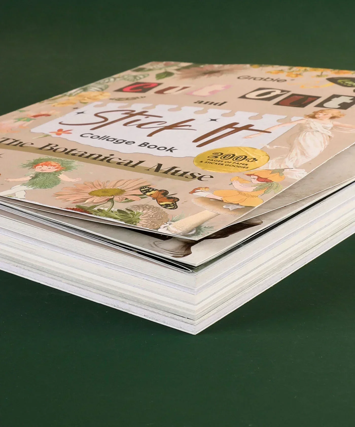 200+ Pages The Botanical Muse Collage Activity Book - Image 7