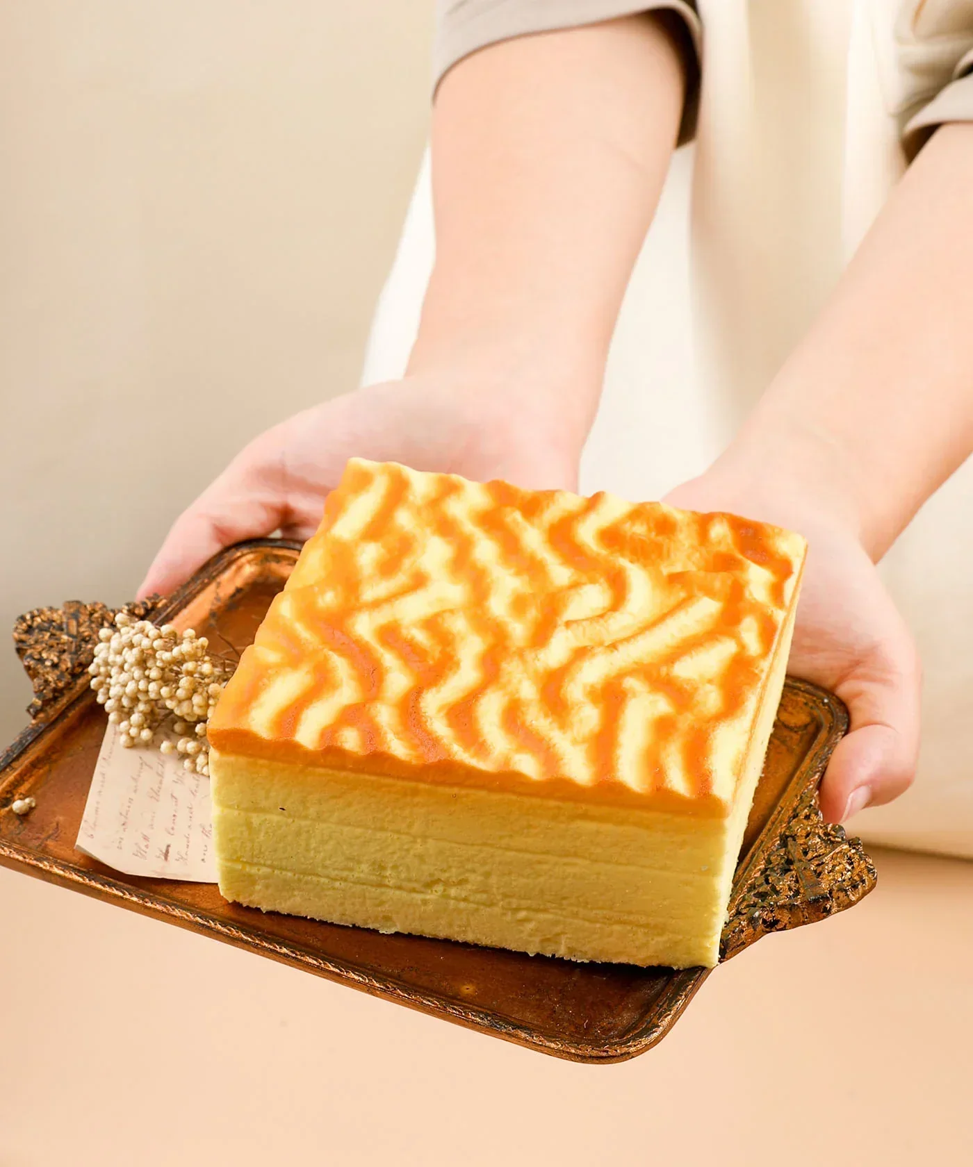 Feel-Good Stress Relief Foam Squishy - Tiger Skin Cake - Image 7