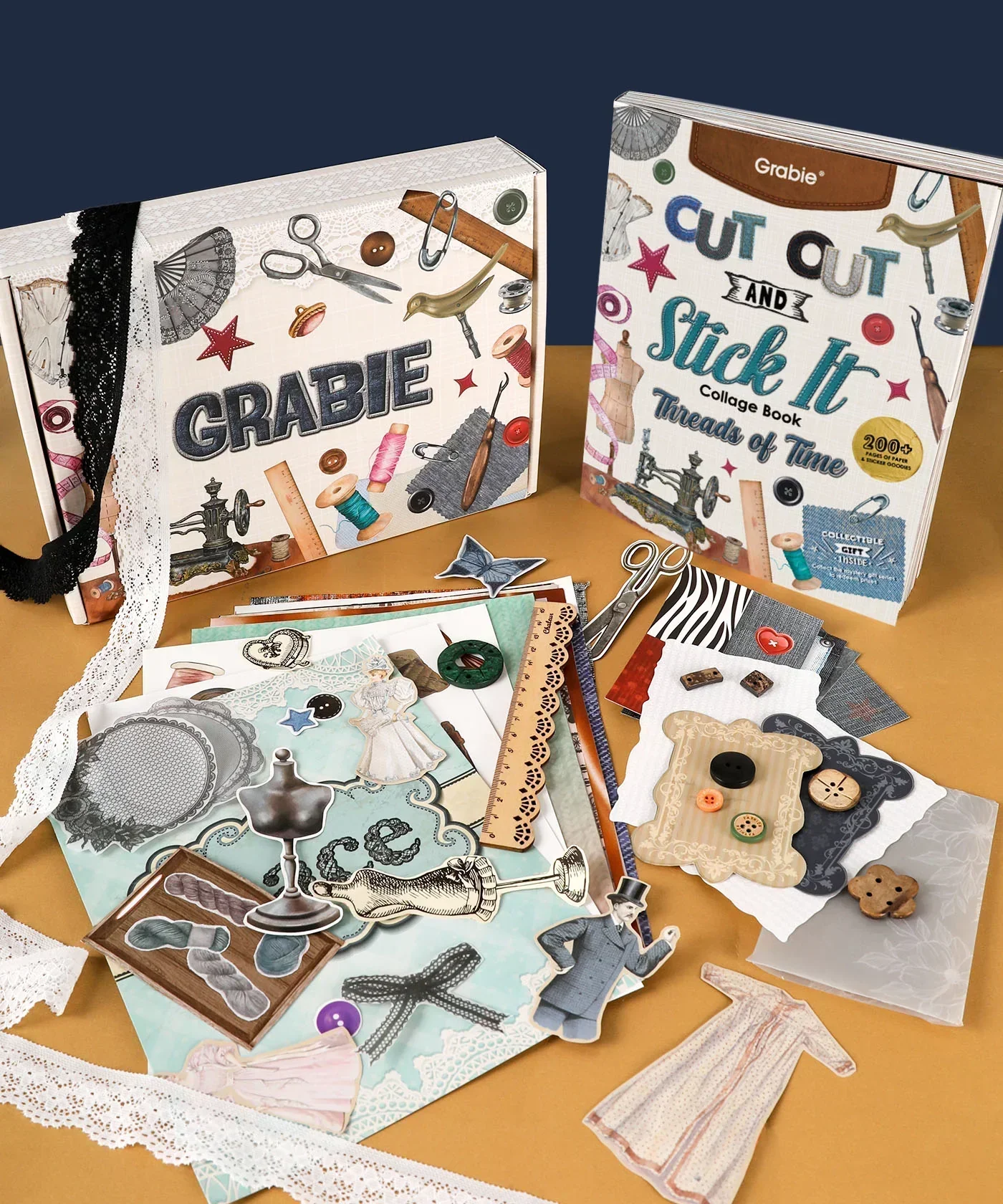 Threads Of Time-Themed Grabie Scrapbook Club Box - Image 12