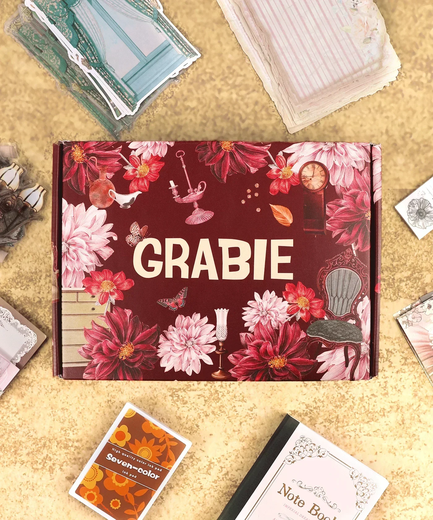 Vintage Reverie-Themed Grabie Scrapbook Club Box - Image 3