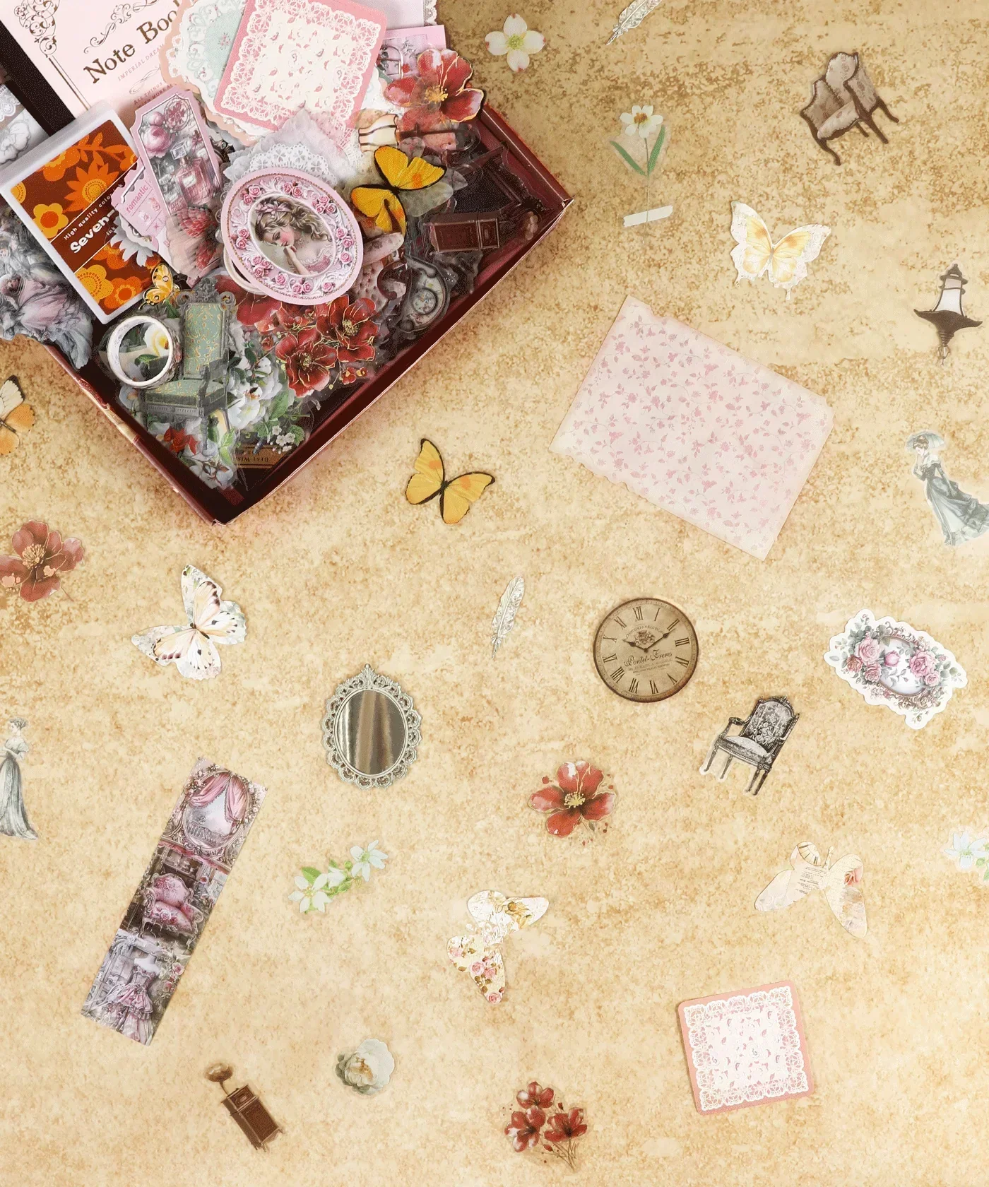 Vintage Reverie-Themed Grabie Scrapbook Club Box - Image 4