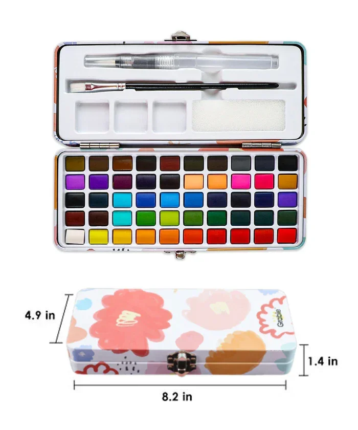 Watercolor Coloring Bookmarks With Watercolor Set - Image 19