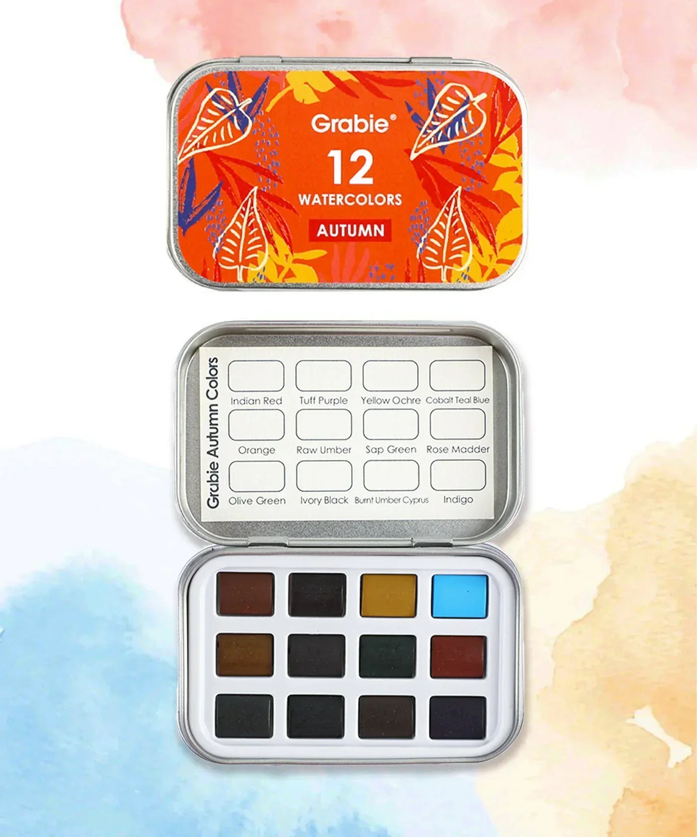 Watercolor Pocket Set of 12 - Autumn Colors - Image 5