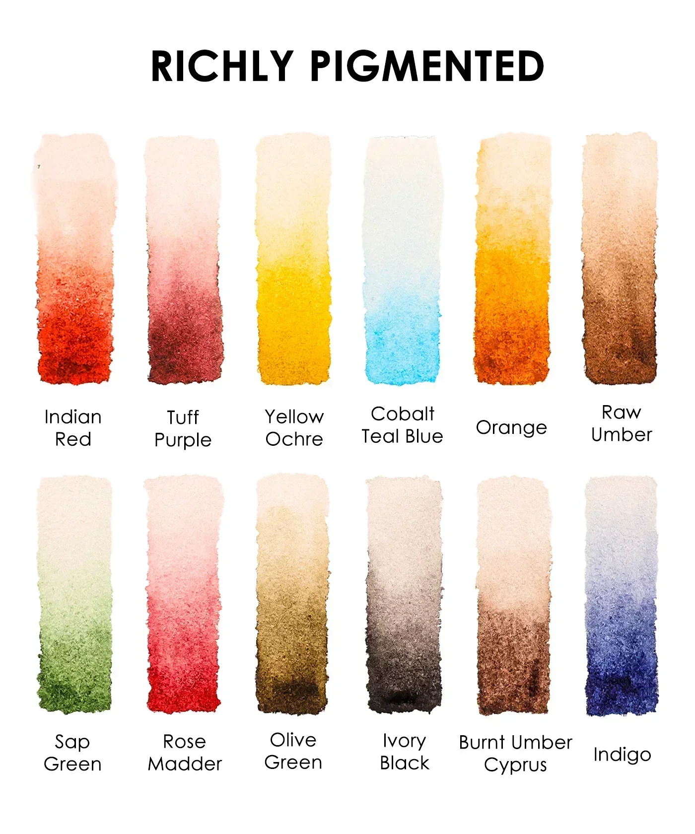 Watercolor Pocket Set of 12 - Autumn Colors - Image 6