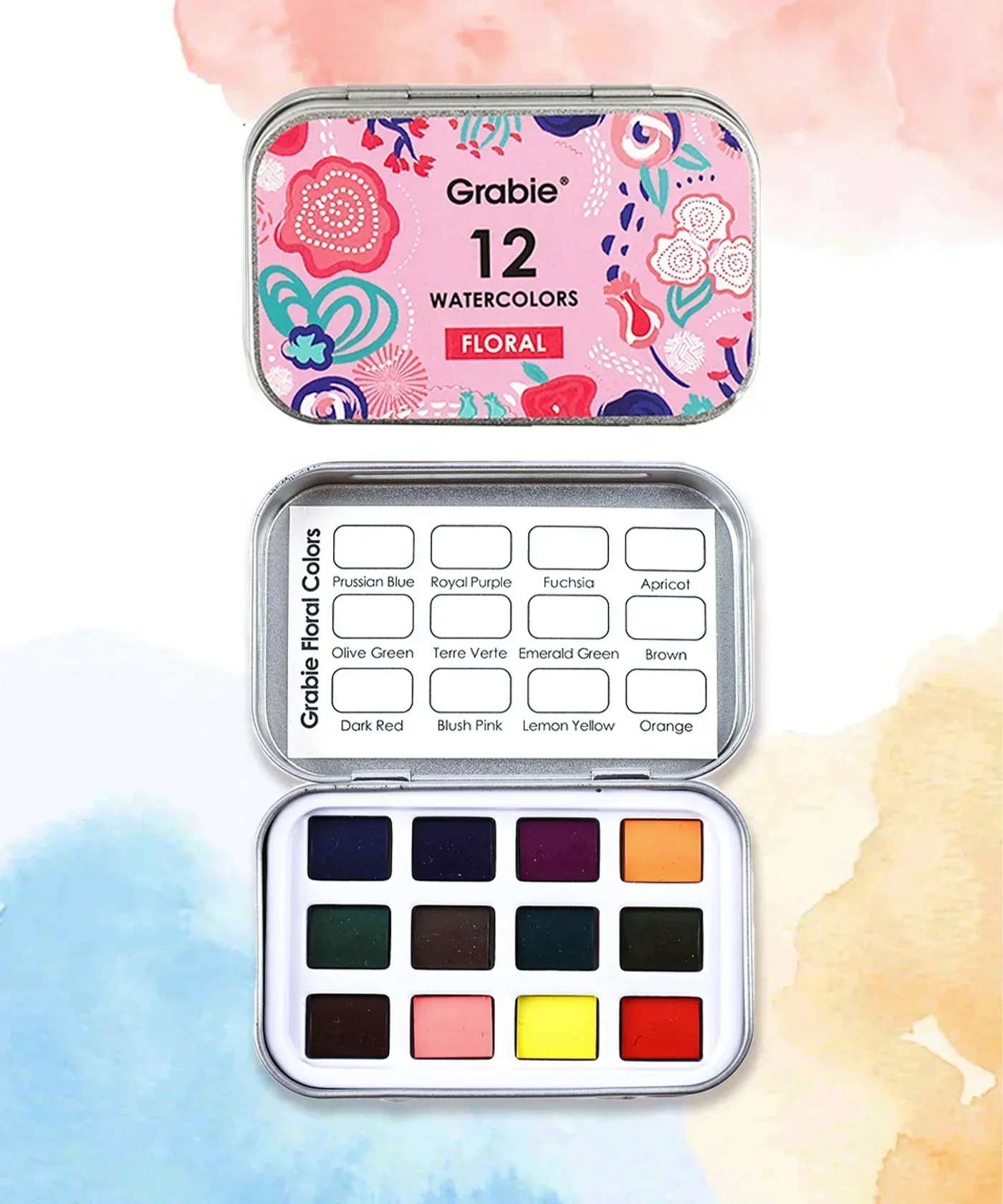 Watercolor Pocket Set of 12 - Floral Colors - Image 7