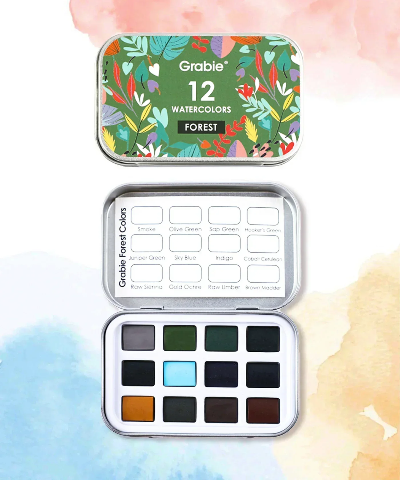 Watercolor Pocket Set of 12 - Forest Colors - Image 5