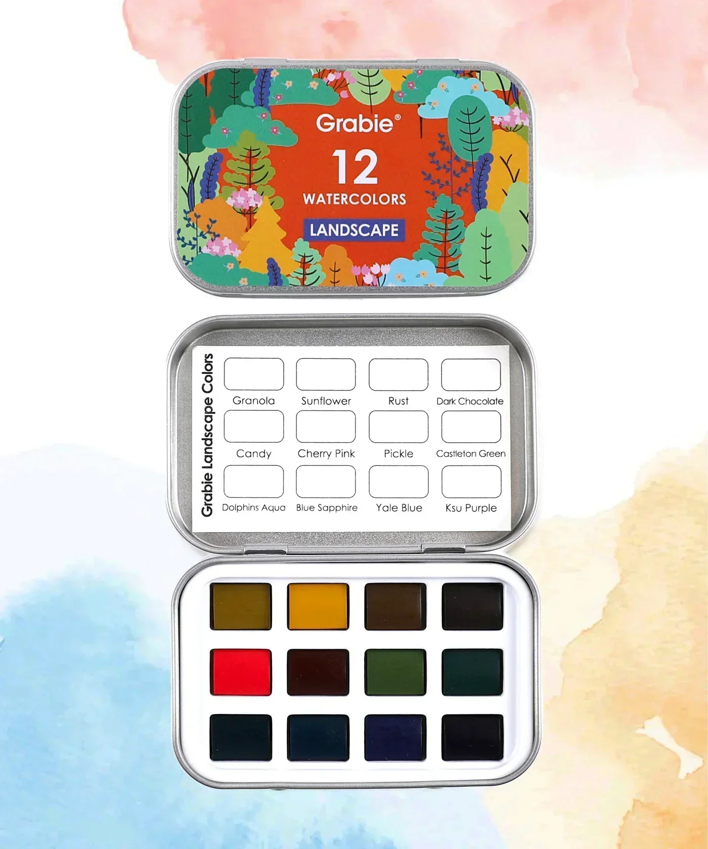Watercolor Pocket Set of 12 - Landscape Colors - Image 7