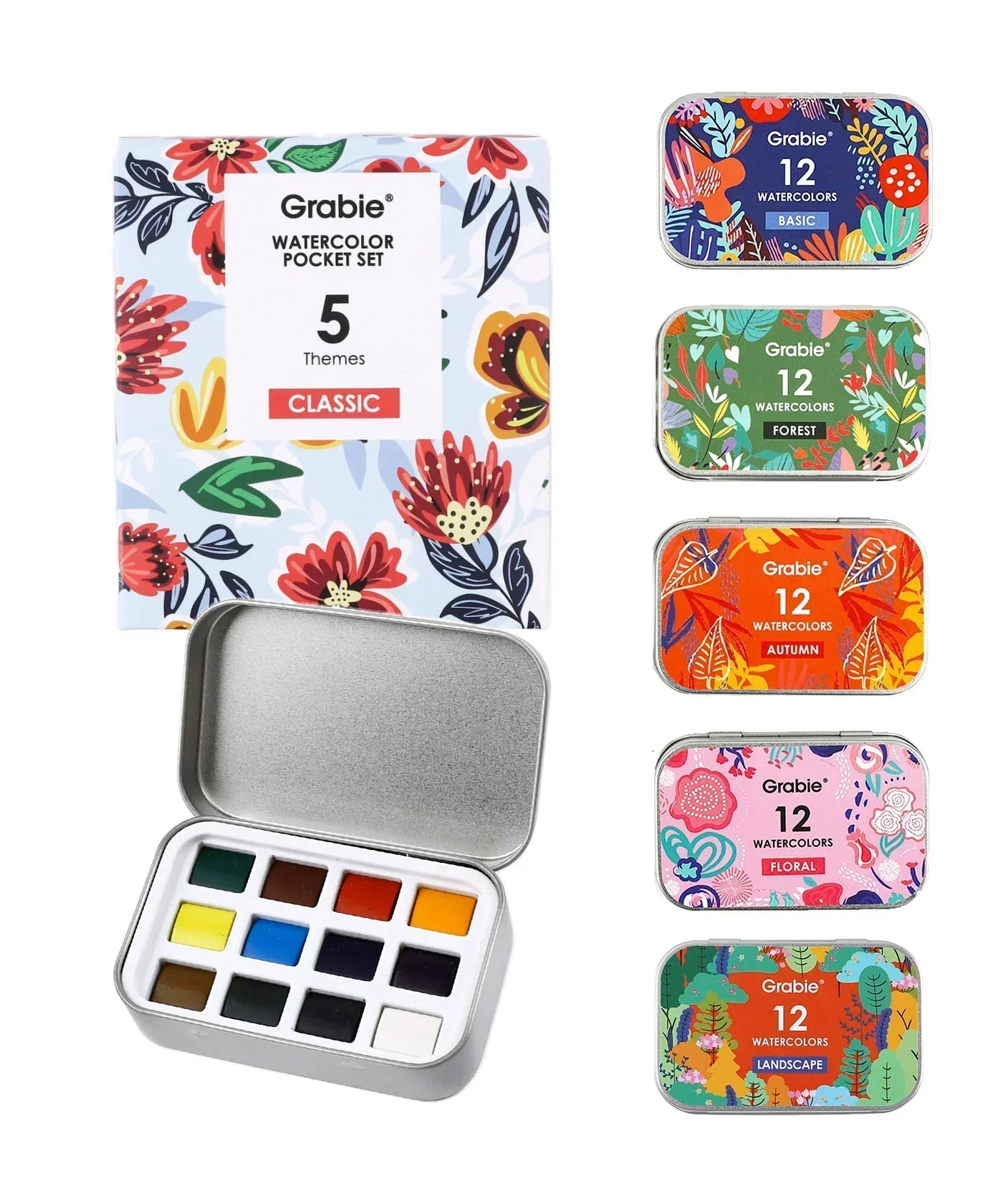 Watercolor Pocket Set - 5 Themes Value Bundle - Image 3
