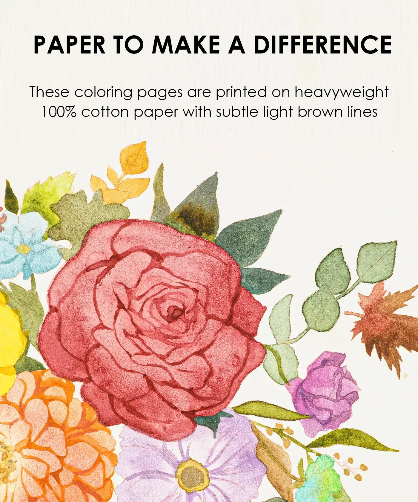 Watercolor Set Of 50 & Coloring Book Bundle - Image 32