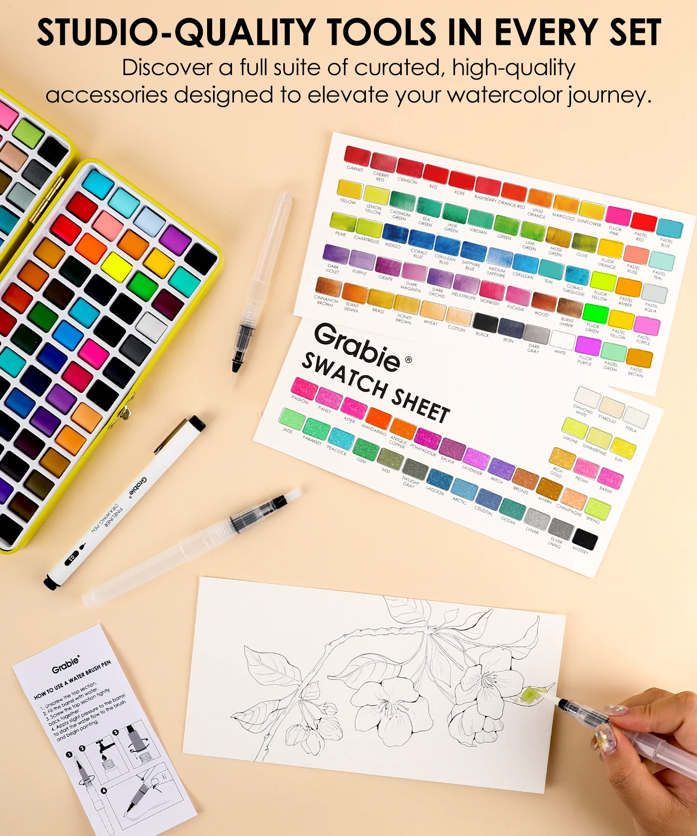 All-In-One Premium Watercolor Set - Image 11